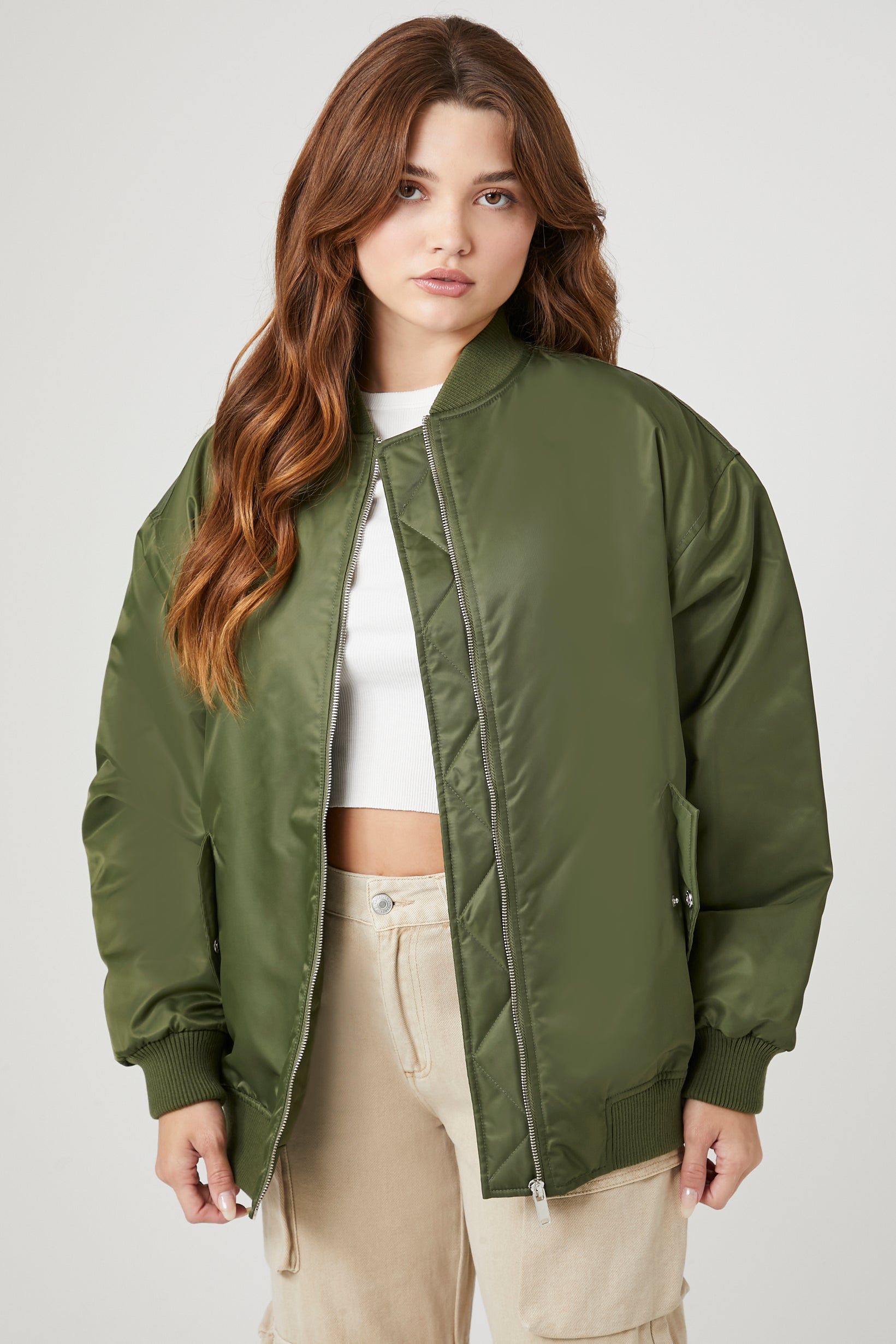 Zip Up Bomber Jacket sold by Urban Planet product image thumbnail 6