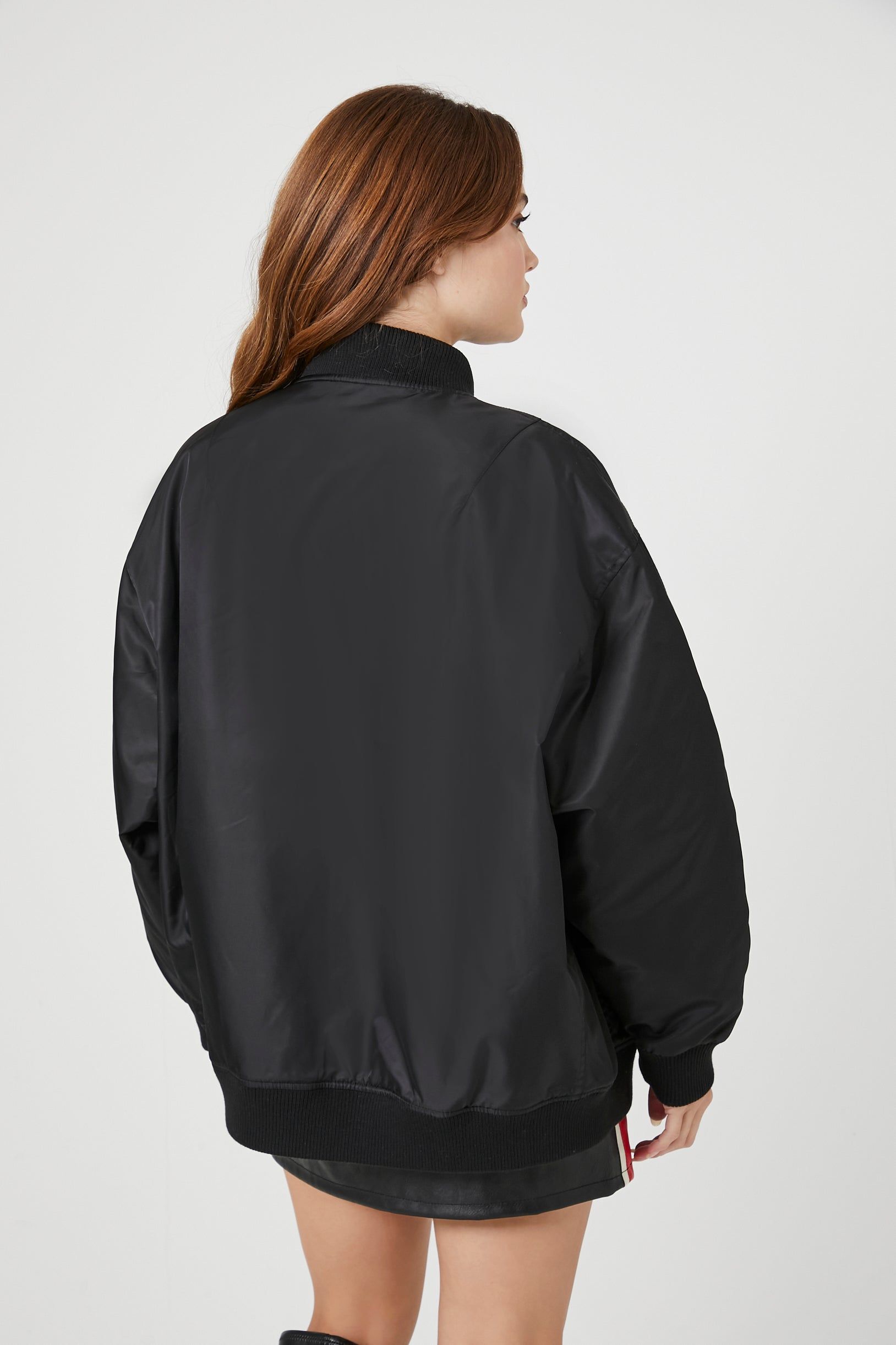 Zip Up Bomber Jacket sold by Urban Planet product image thumbnail 2