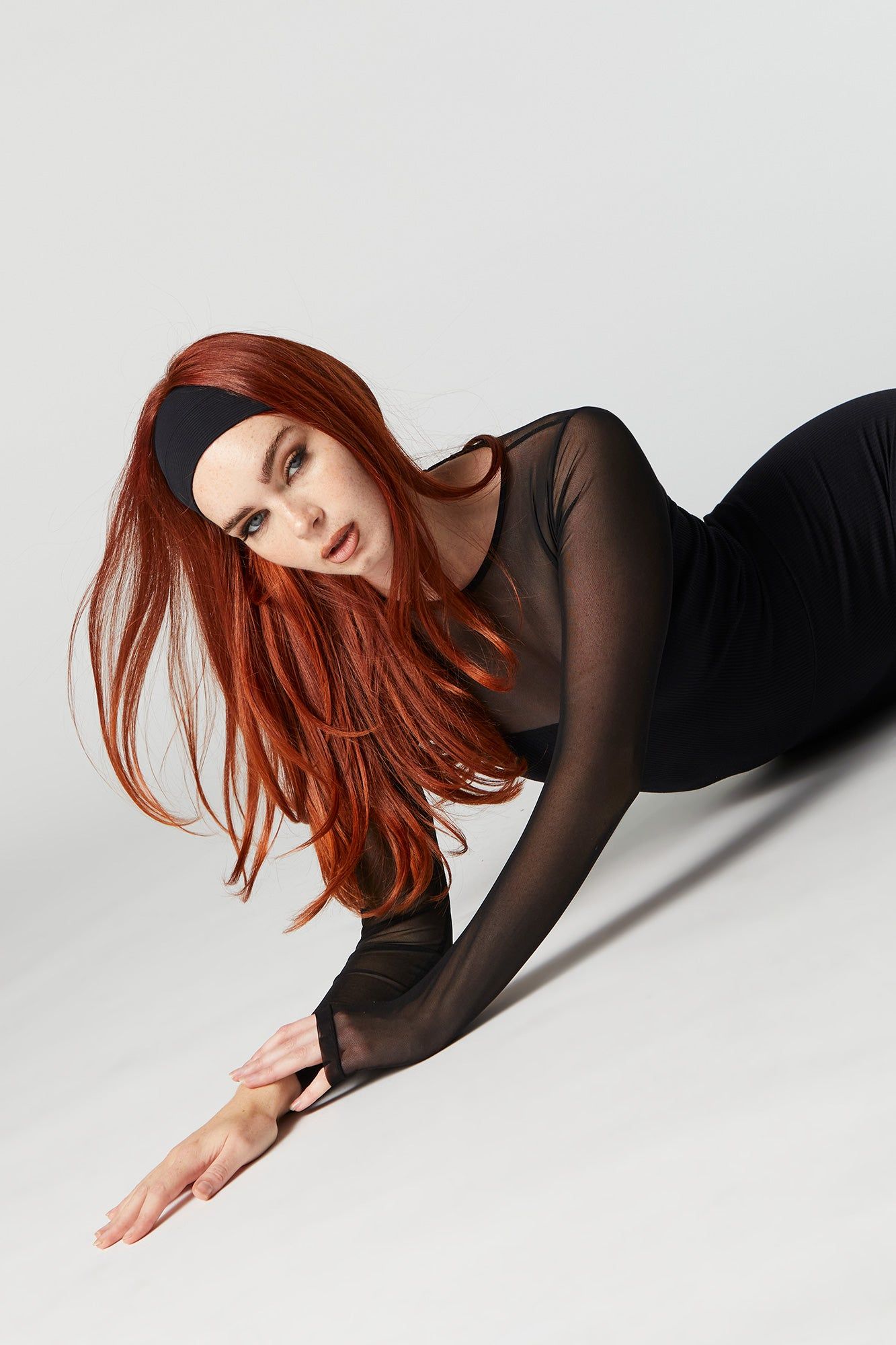 Léotard sans couture avec manches en filet sold by Urban Planet