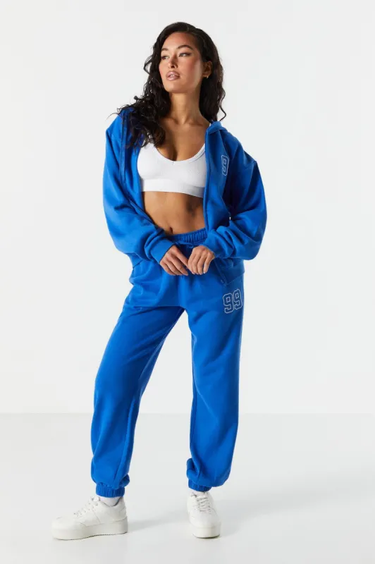 99 Embroidered Fleece Everyday Jogger sold by Urban Planet