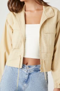 Zip-Up Bomber Jacket sold by Urban Planet