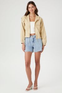 Zip-Up Bomber Jacket sold by Urban Planet