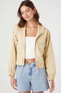 Zip-Up Bomber Jacket sold by Urban Planet