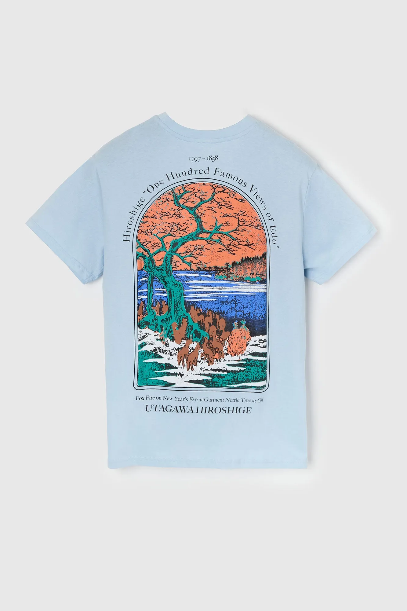 Hiroshige Graphic T-Shirt sold by Urban Planet product image thumbnail 5
