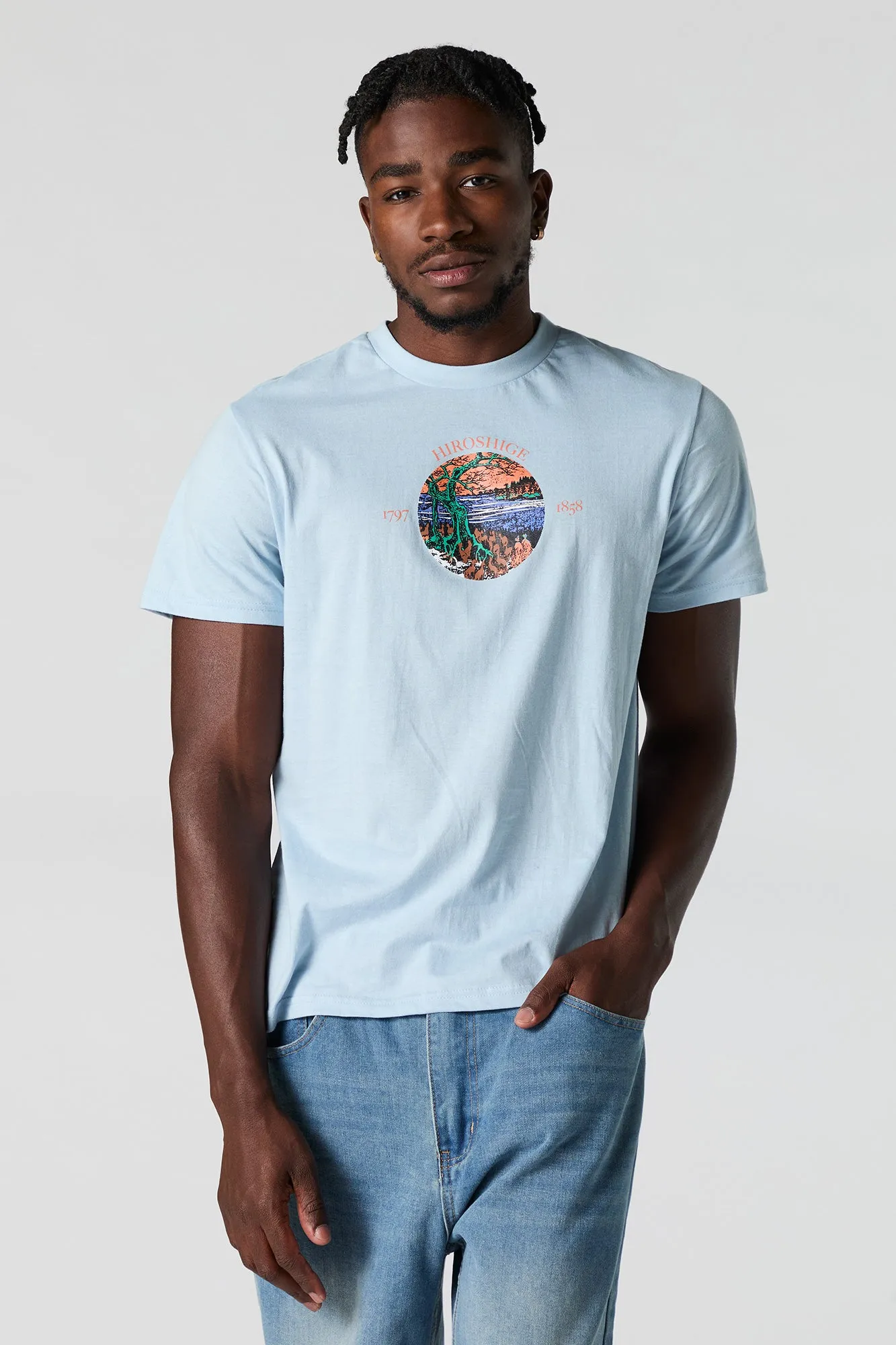 Hiroshige Graphic T-Shirt sold by Urban Planet product image thumbnail 2
