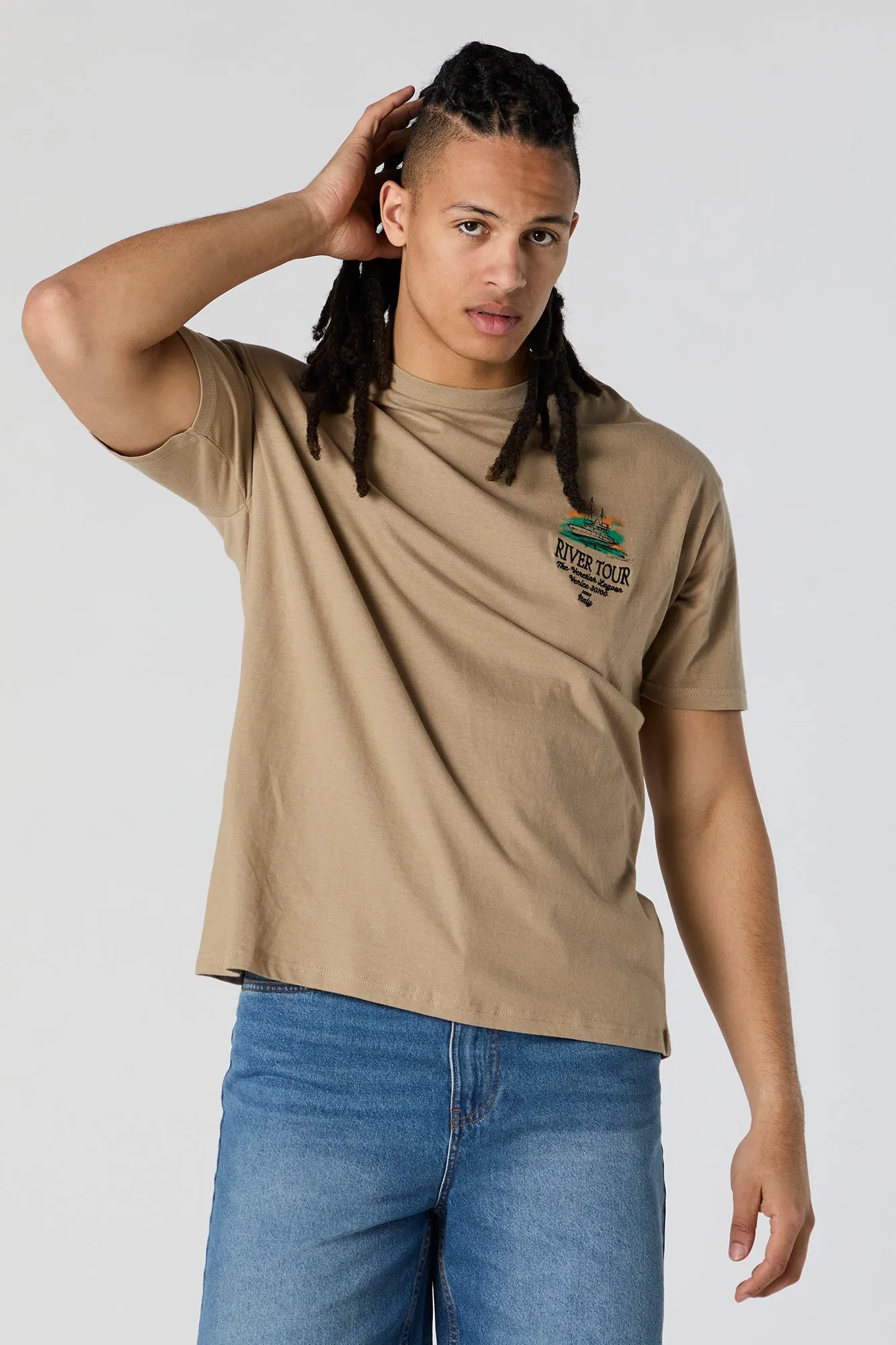 River Tour Graphic T-Shirt sold by Urban Planet