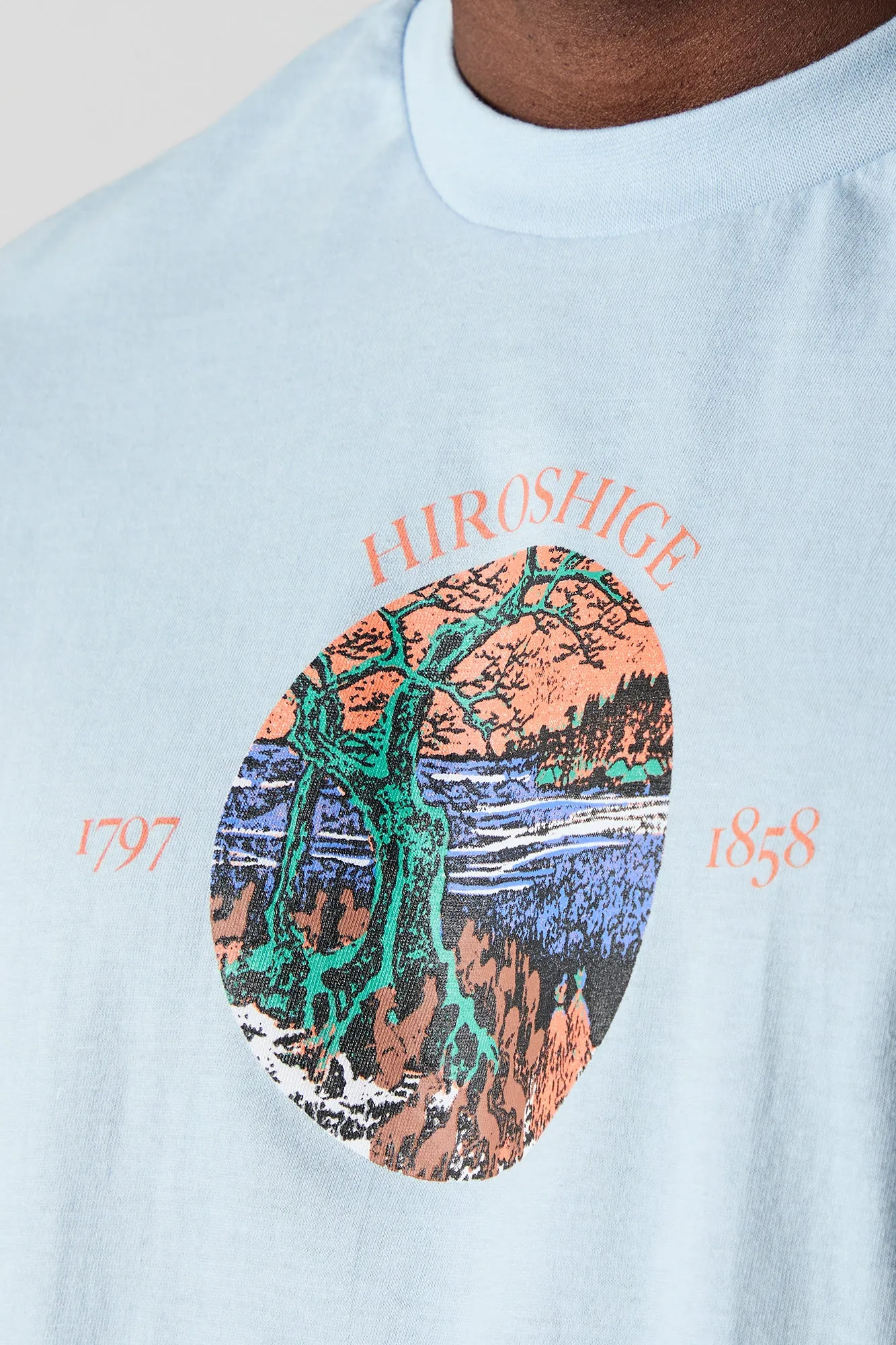 Hiroshige Graphic T-Shirt sold by Urban Planet product image thumbnail 4