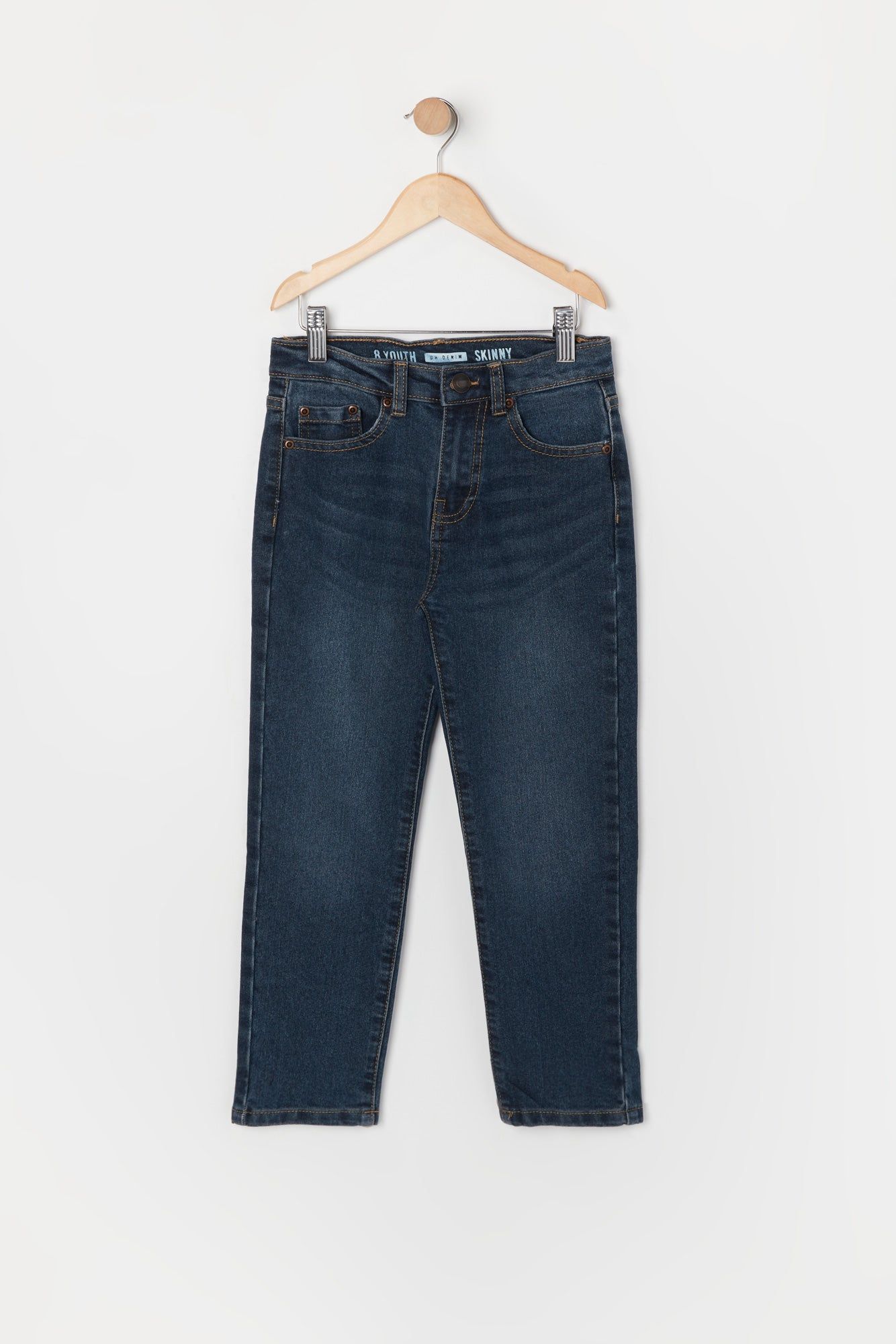 Boys Dark Wash Denim Skinny Jean sold by Urban Planet