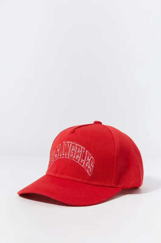 Boys Los Angeles Embroidered Baseball Hat sold by Urban Planet