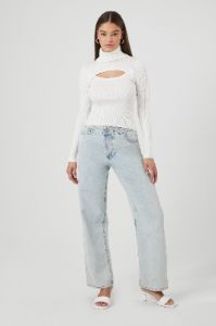 Turtleneck Cut Out Sweater sold by Urban Planet