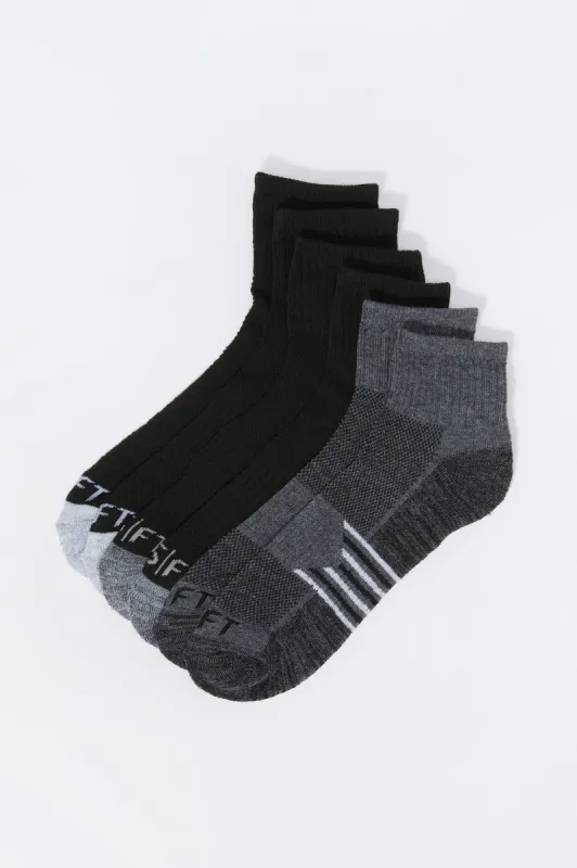 Assorted Athletic Quarter Socks (6 Pack) sold by Urban Planet