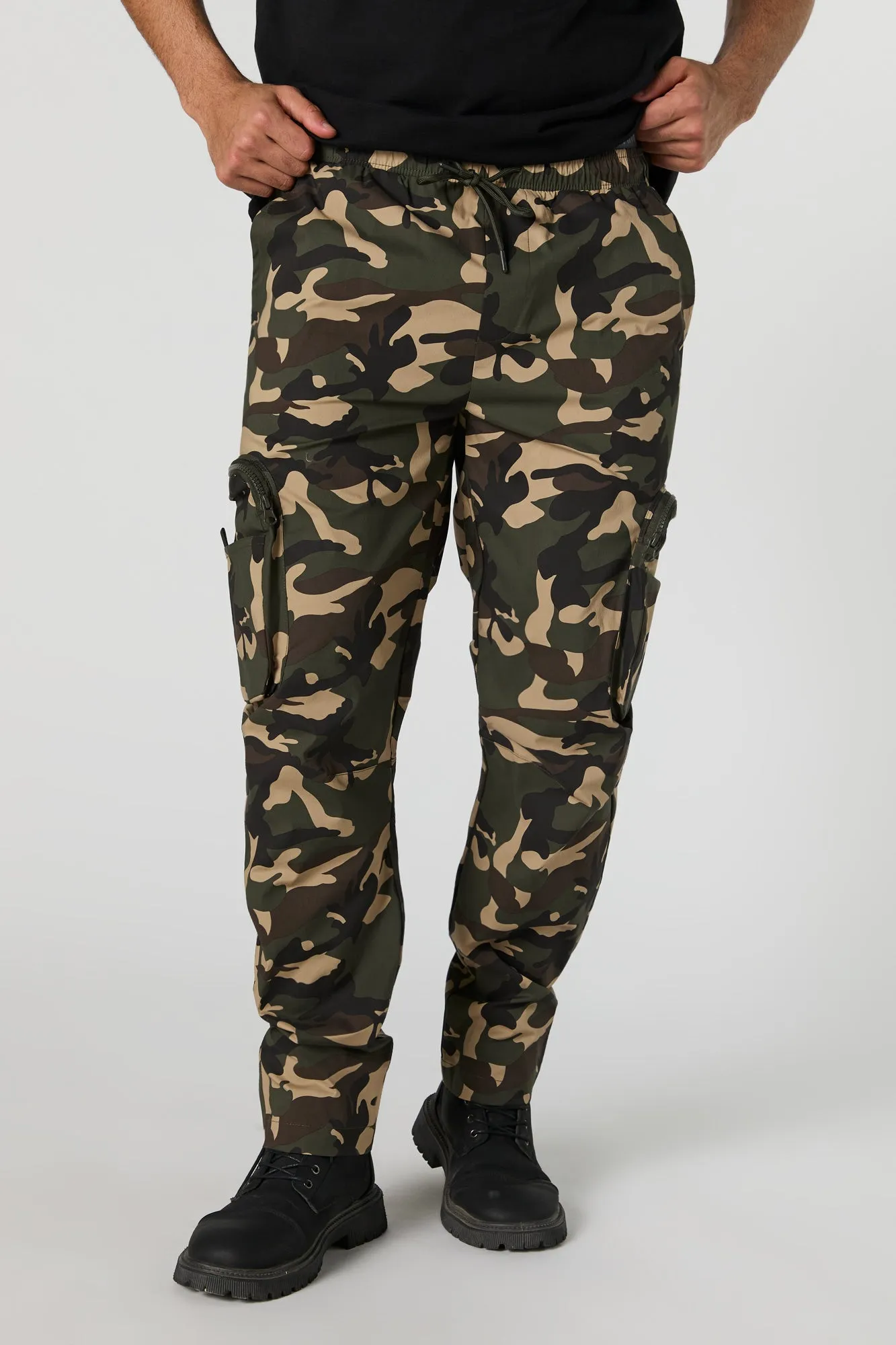 Zipper Pocket Cargo Pant sold by Urban Planet