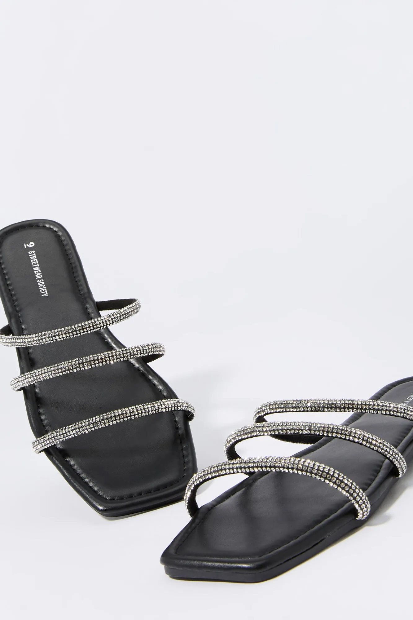 Rhinestone Strap Sandal sold by Urban Planet
