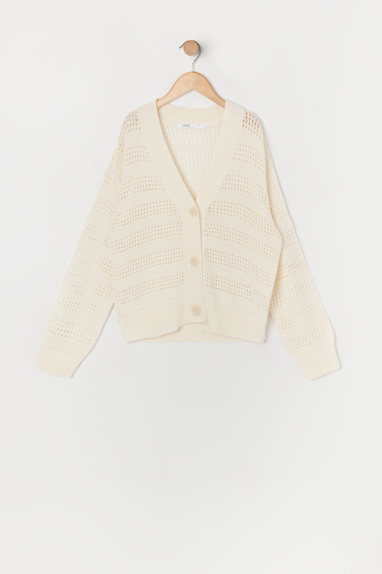 Cardigan en tricot ajouré pour fille sold by Urban Planet