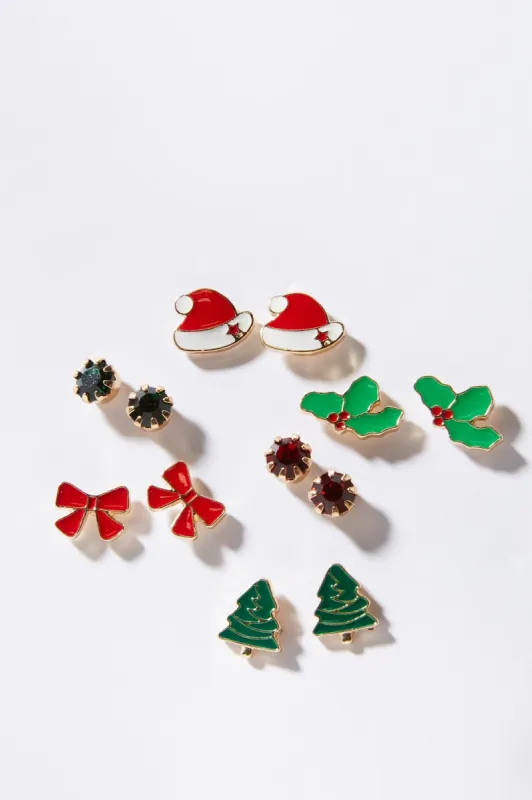 Boucles d'oreilles de Noël (6 paires) sold by Urban Planet