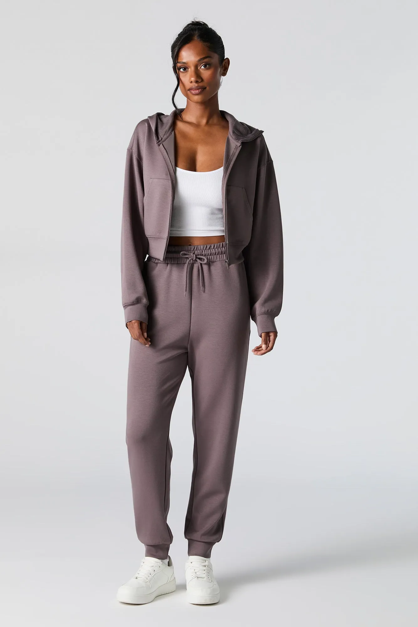 Active Solid Fleece Jogger sold by Urban Planet product image thumbnail 4