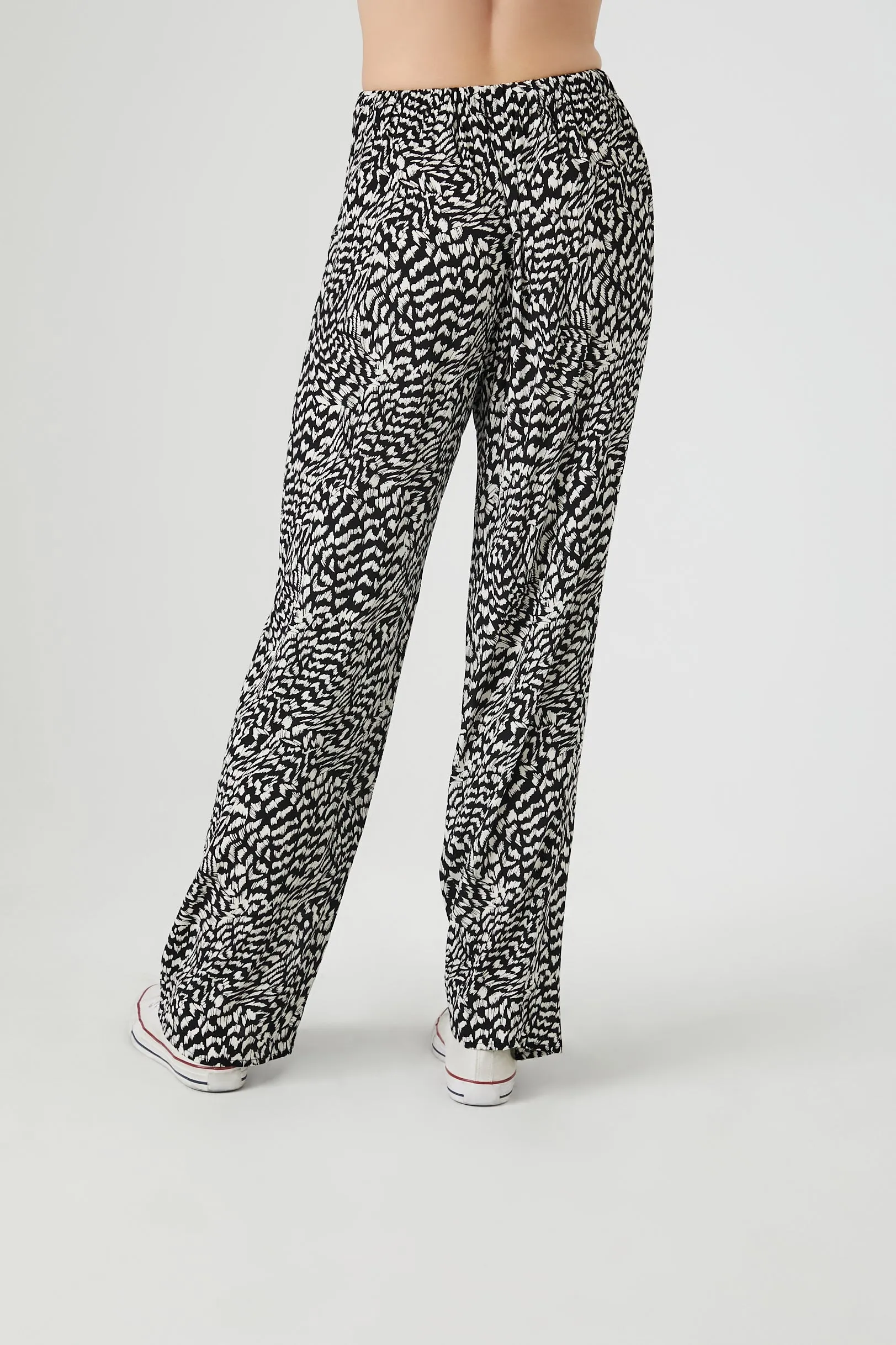 Pantalon à jambe droite avec taille coulissante et motif abstrait sold by Urban Planet product image thumbnail 3