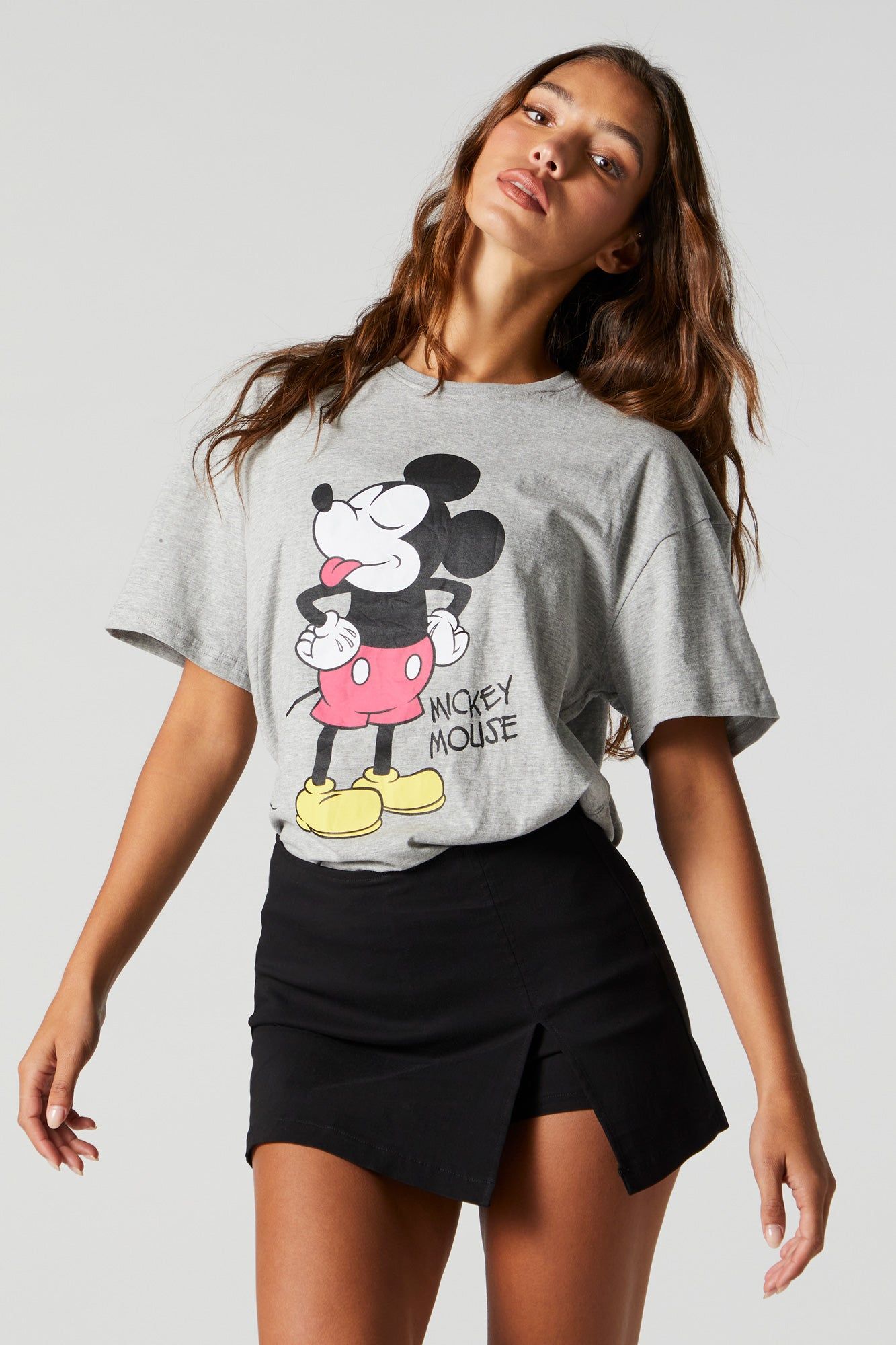 Mickey Mouse Graphic Boyfriend T-shirt sold by Urban Planet product image thumbnail 2