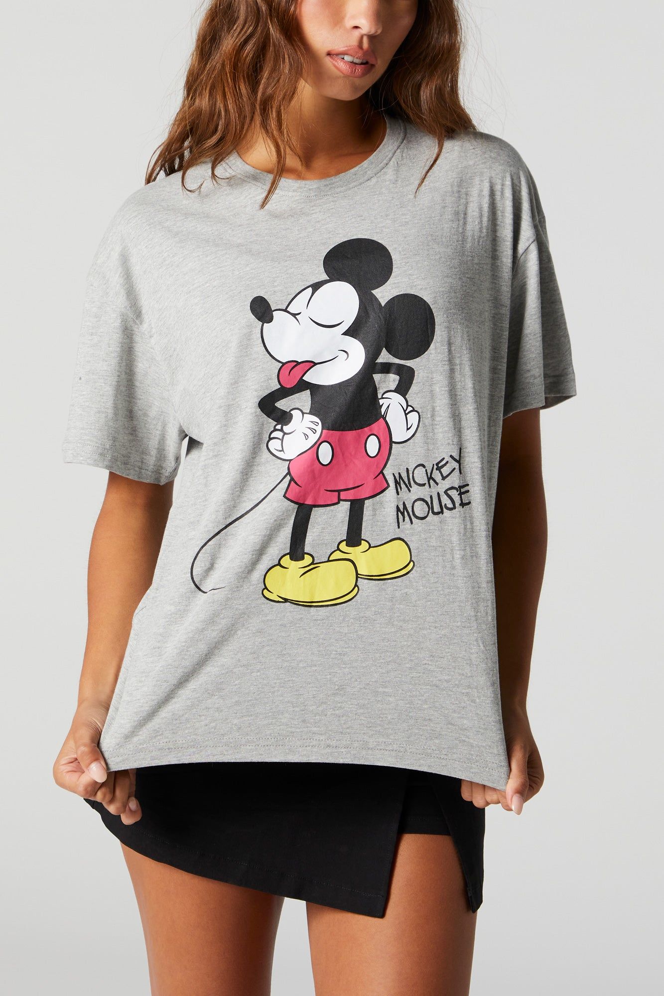 Mickey Mouse Graphic Boyfriend T-shirt sold by Urban Planet