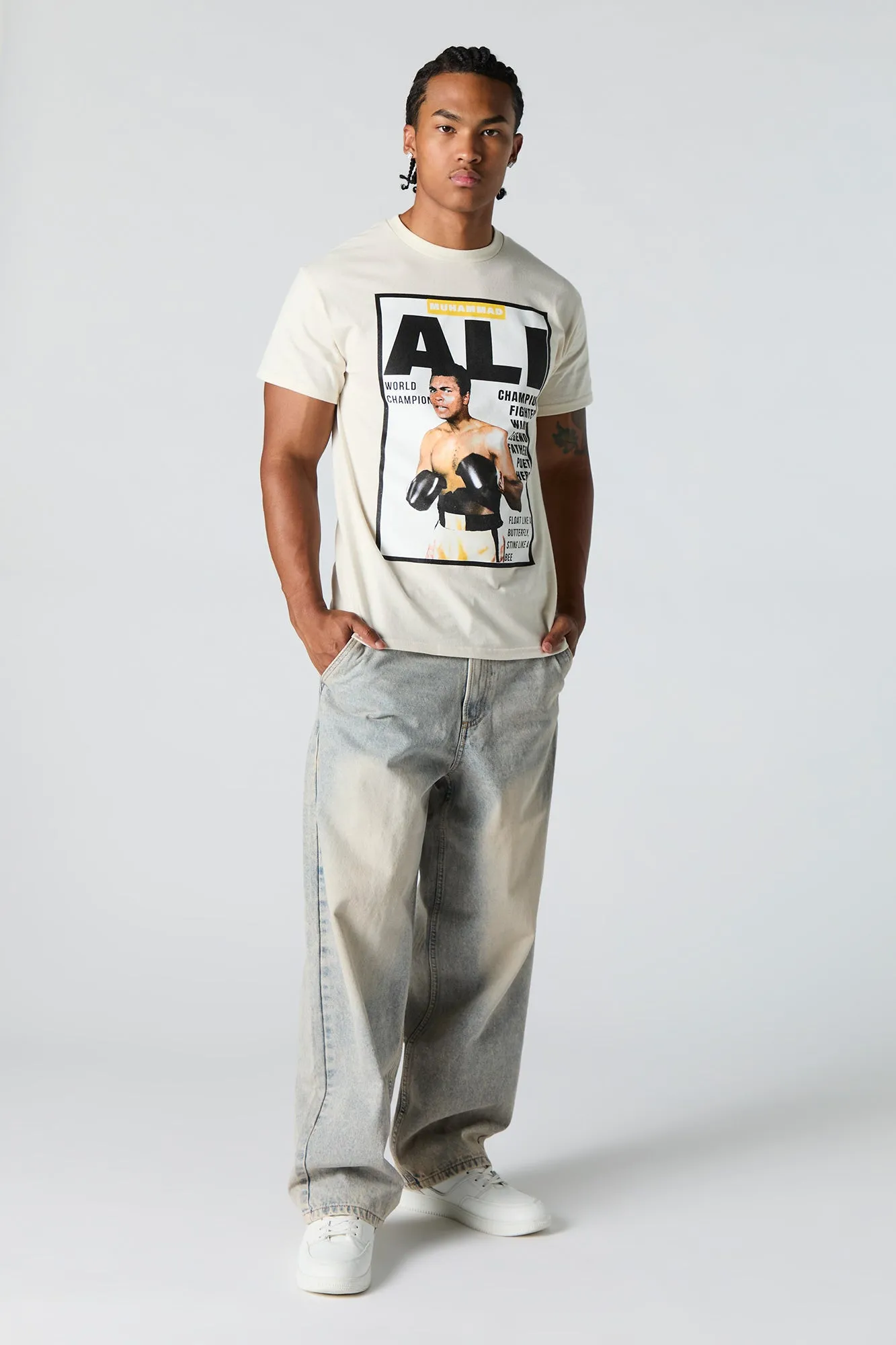 Muhammad Ali Graphic T-Shirt sold by Urban Planet product image thumbnail 2