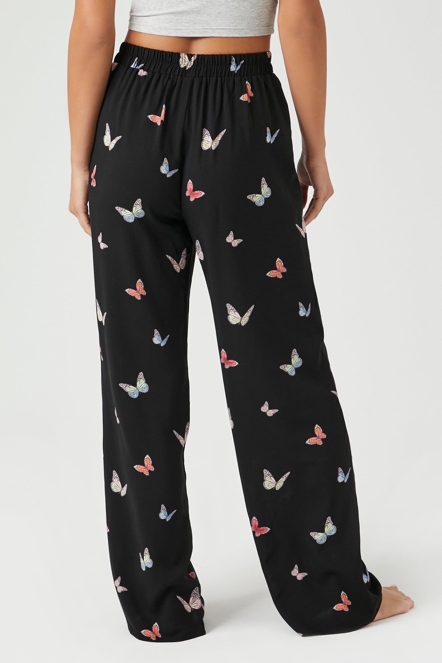 Butterfly Print Pajama Pant sold by Urban Planet product image thumbnail 2