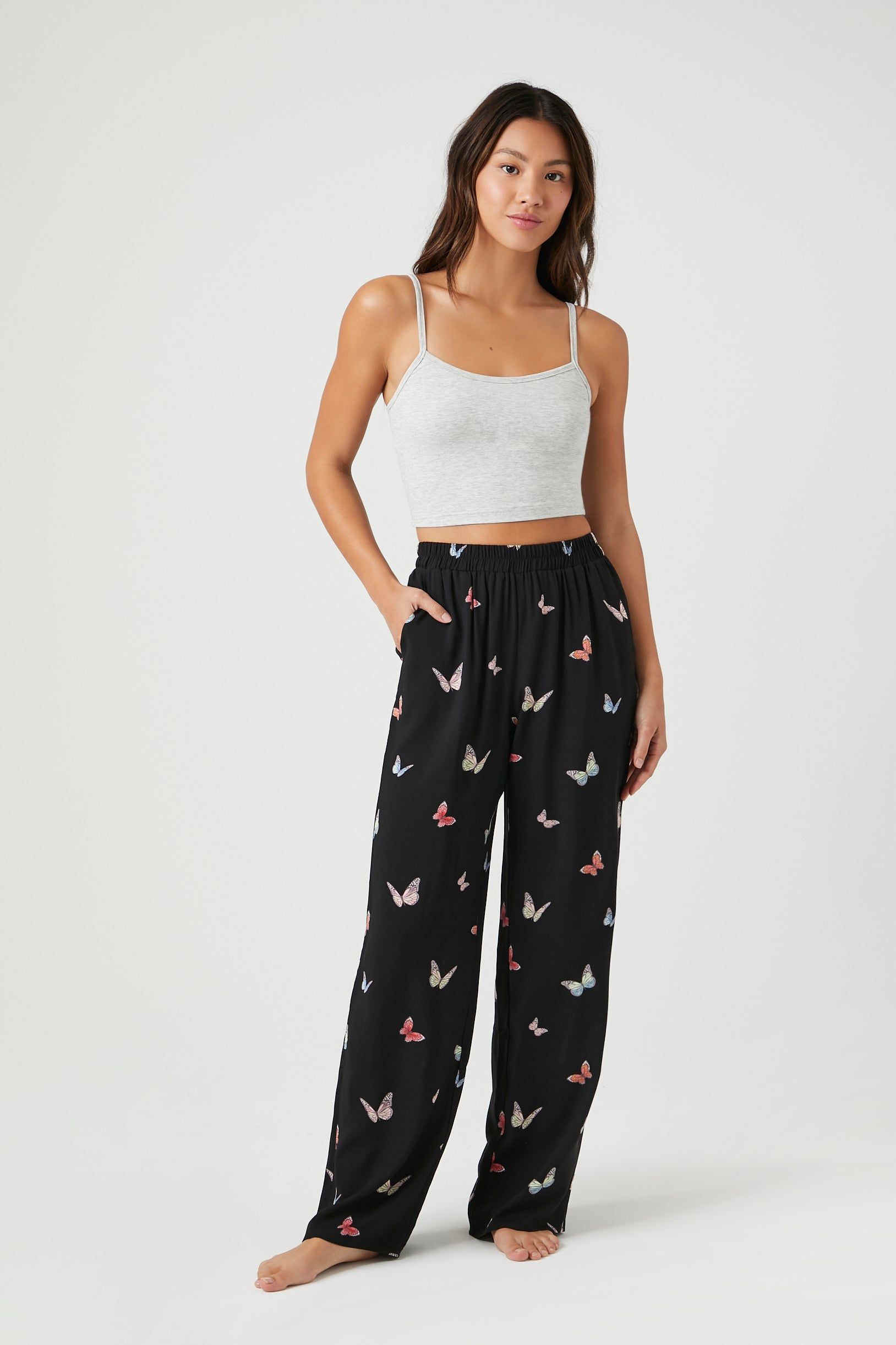 Butterfly Print Pajama Pant sold by Urban Planet product image thumbnail 5