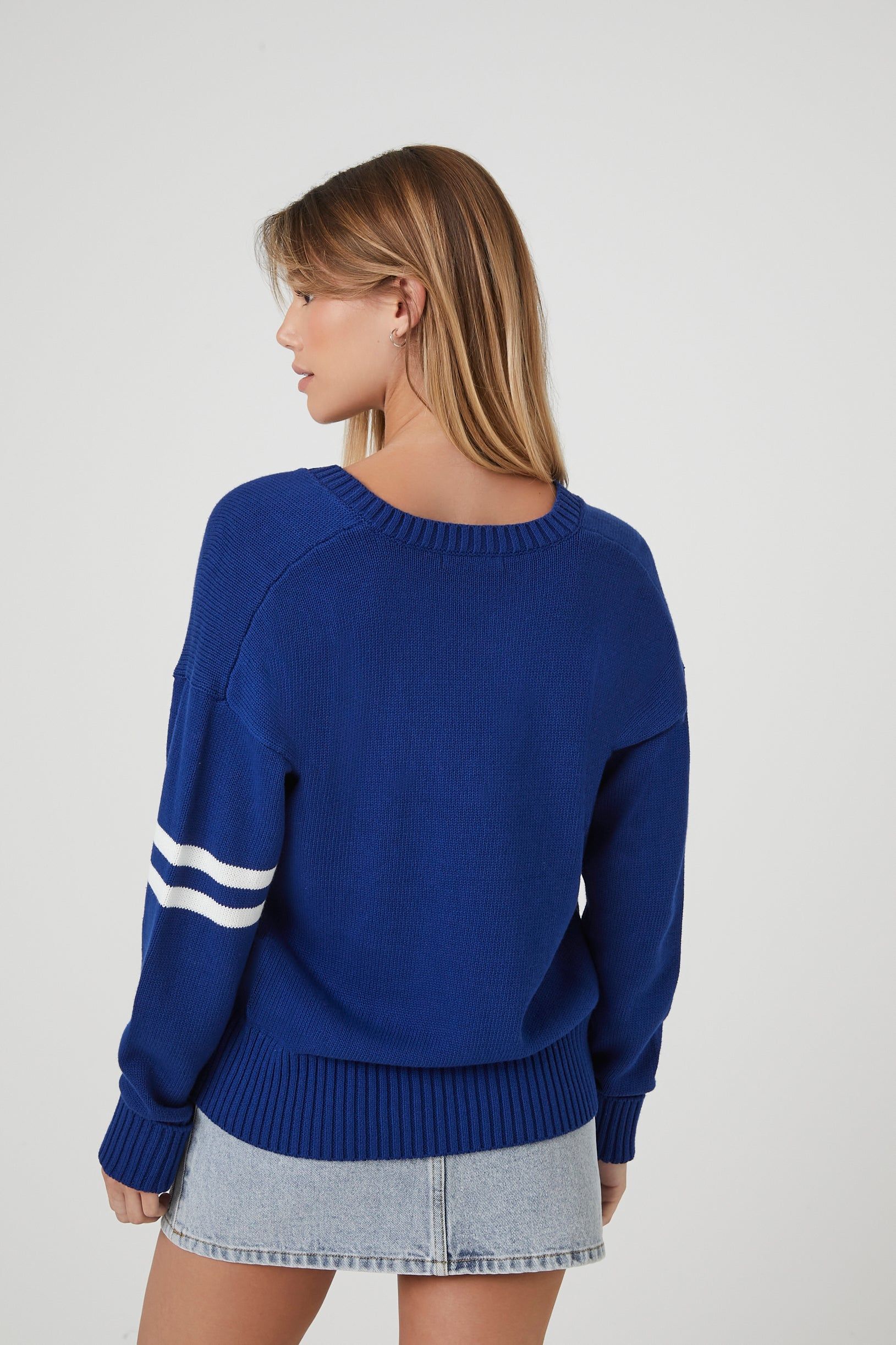 Varsity Striped Sweater sold by Urban Planet product image thumbnail 6