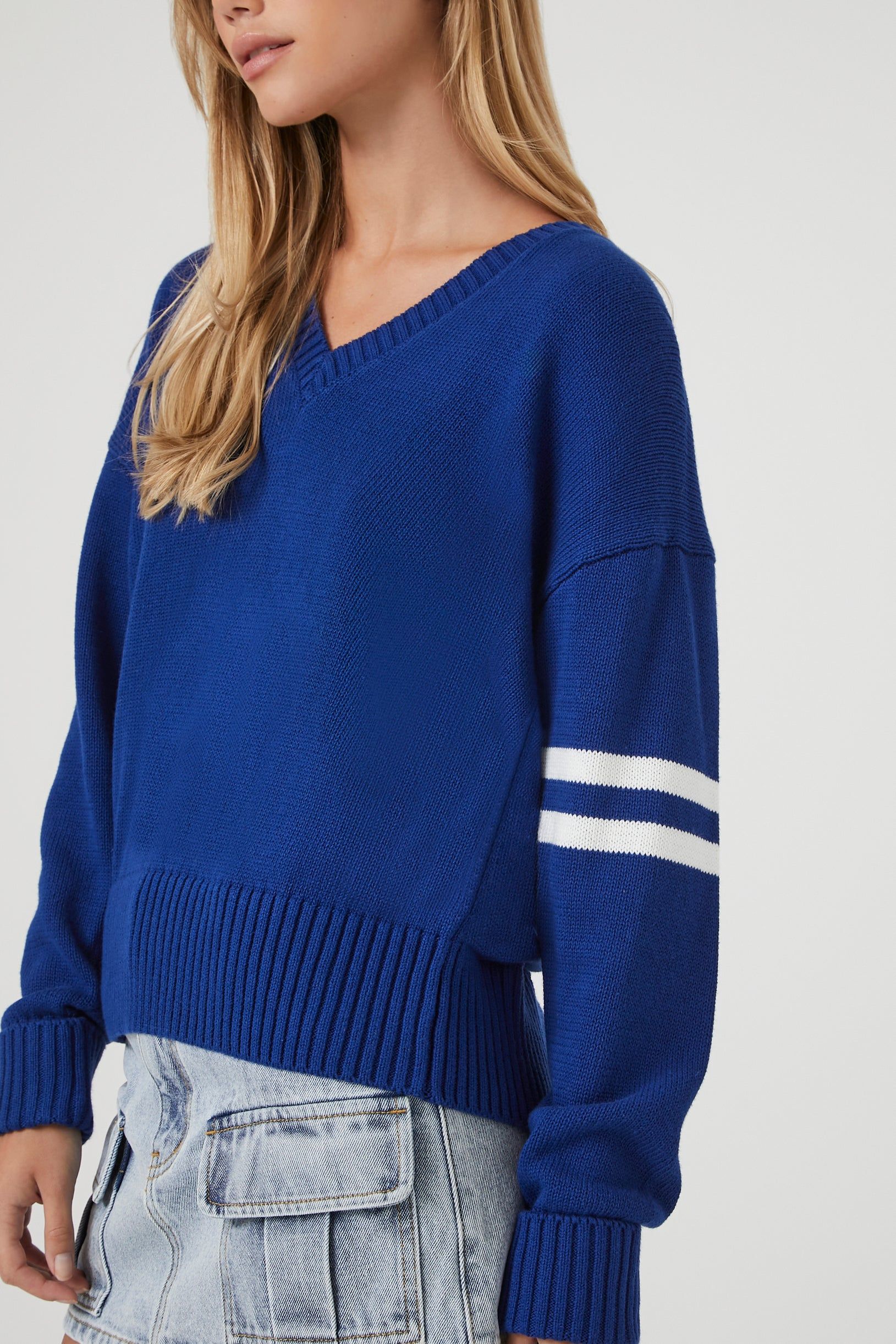 Varsity Striped Sweater sold by Urban Planet product image thumbnail 8