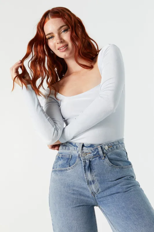 Contour Square Neck Bodysuit sold by Urban Planet