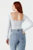 Contour Square Neck Bodysuit sold by Urban Planet