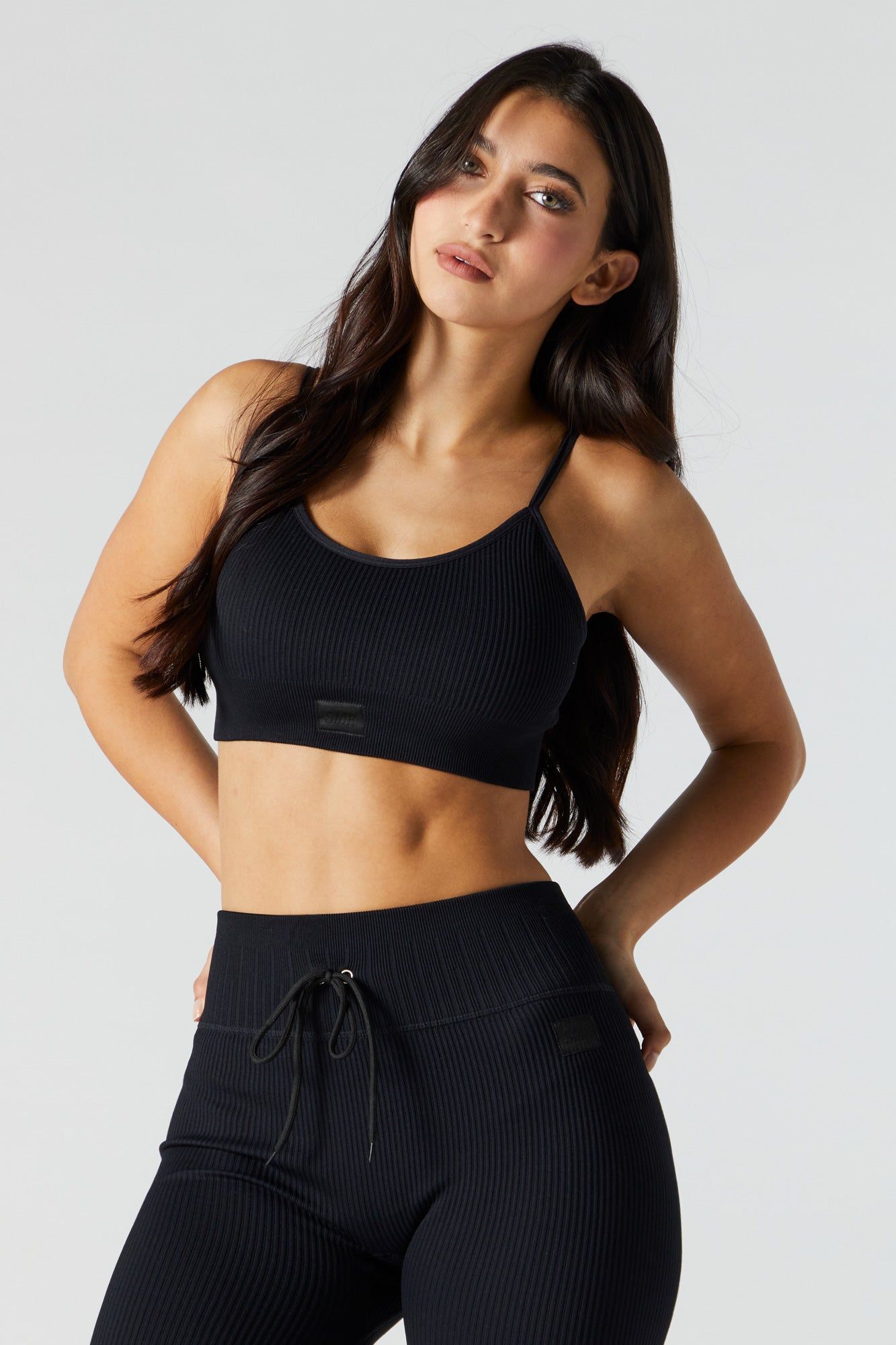 Sommer Ray Active Seamless Ribbed Sports Bra sold by Urban Planet product image thumbnail 5