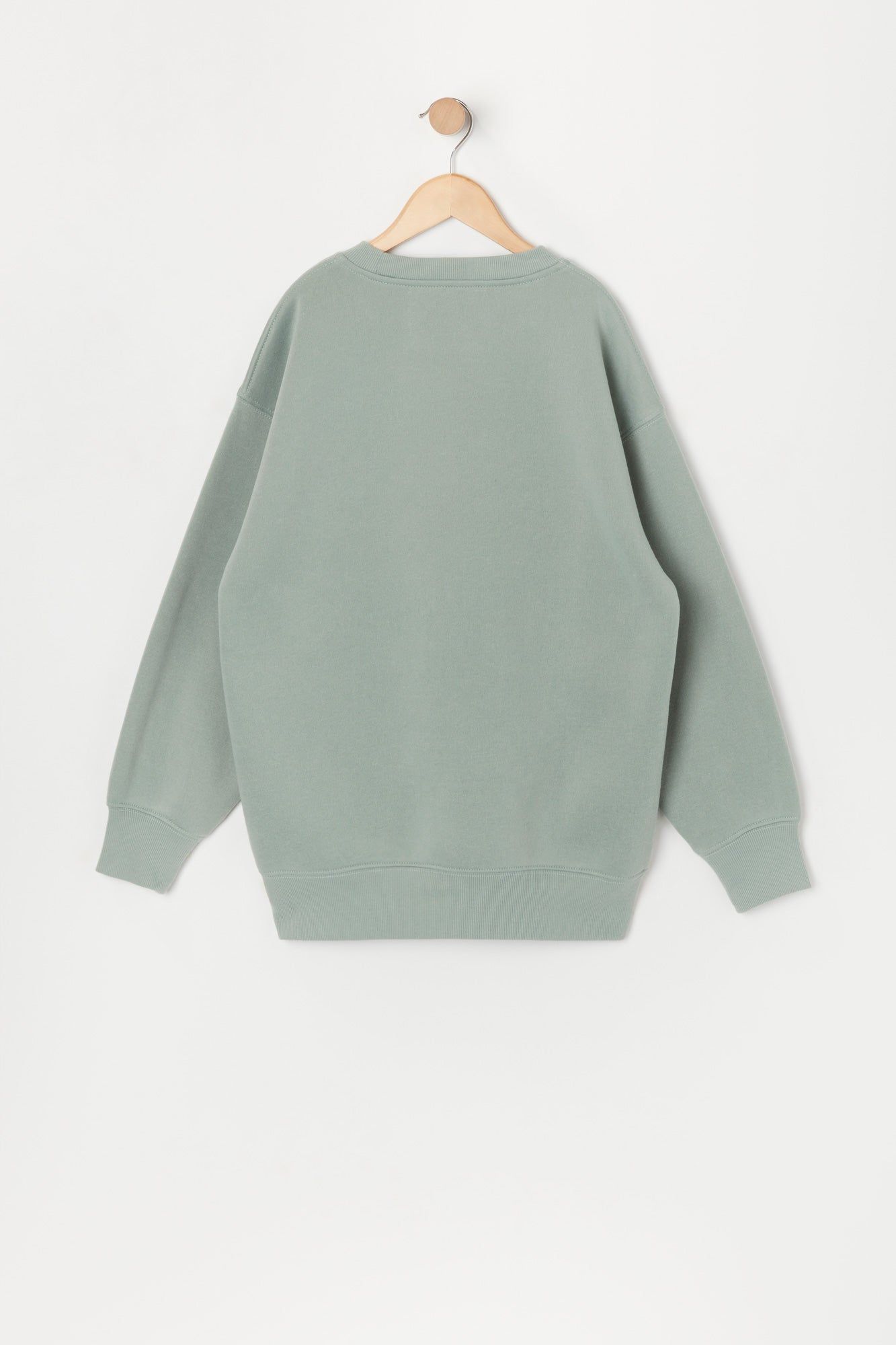 Girls Manhattan Twill Embroidered Oversized Sweatshirt sold by Urban Planet product image thumbnail 2