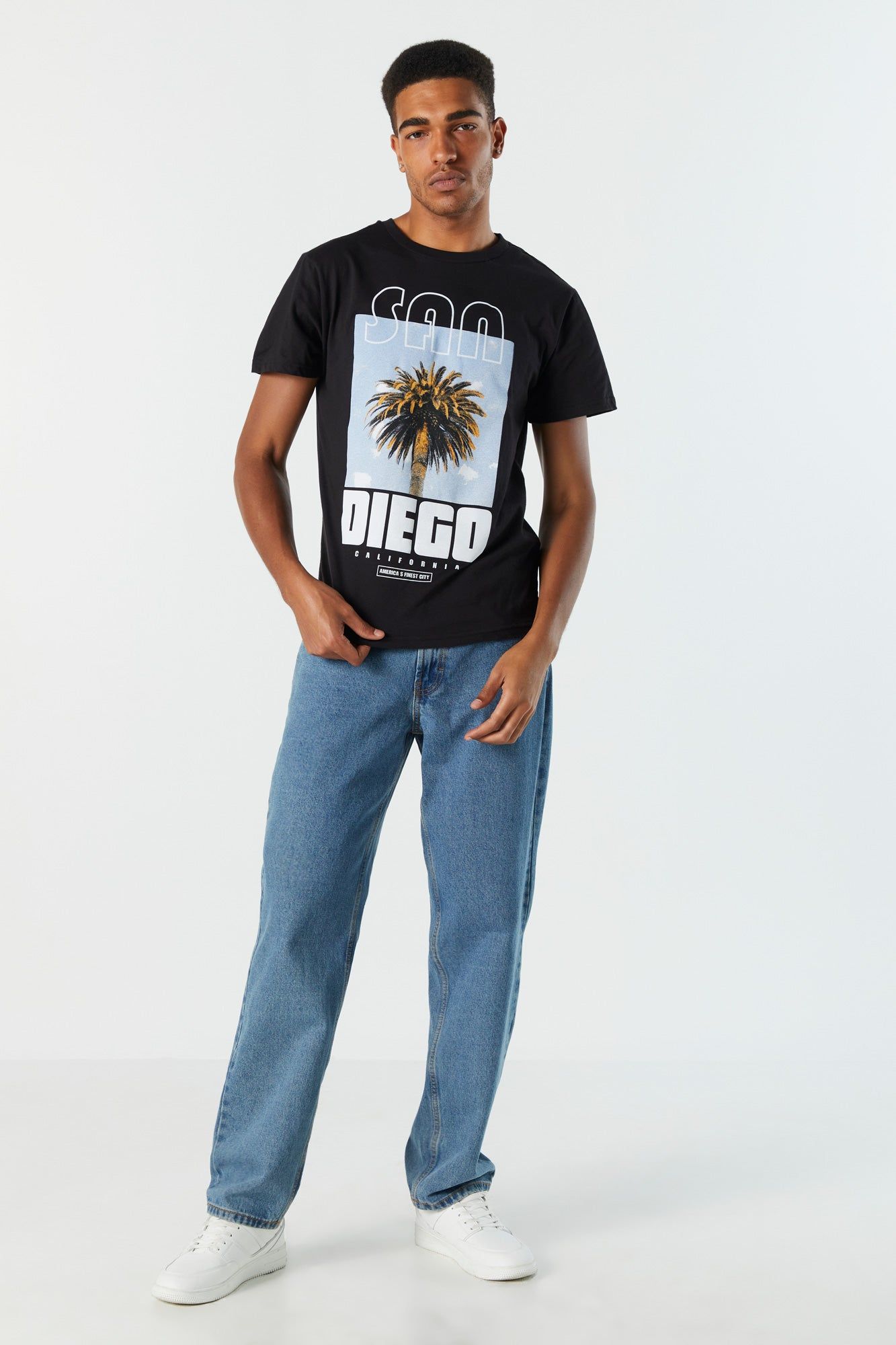 T-shirt à imprimé San Diego sold by Urban Planet product image thumbnail 4