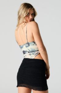 Floral Ruched Cami Top sold by Urban Planet