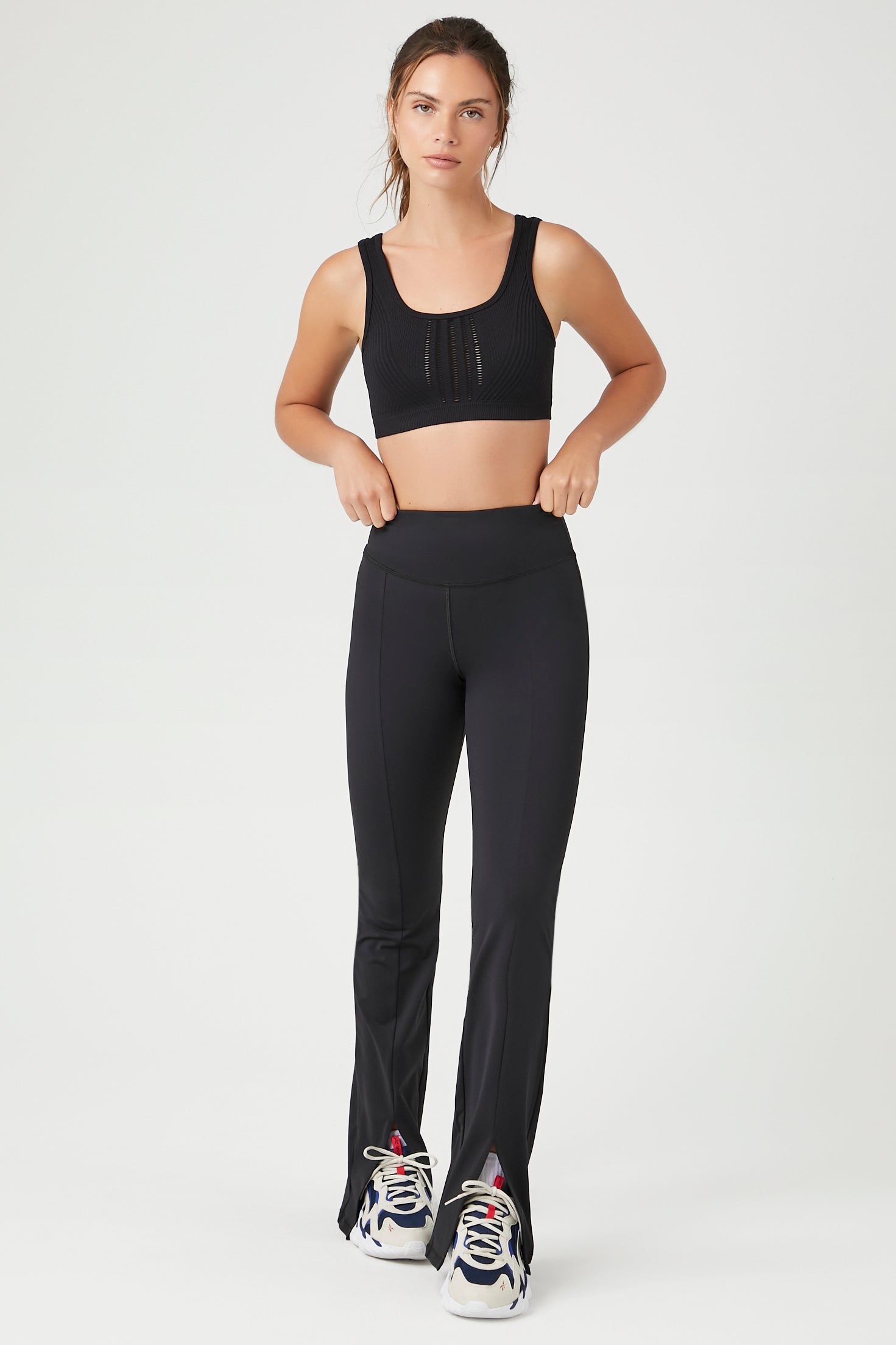 Legging Active avec jambe évasée et fente sold by Urban Planet product image thumbnail 5