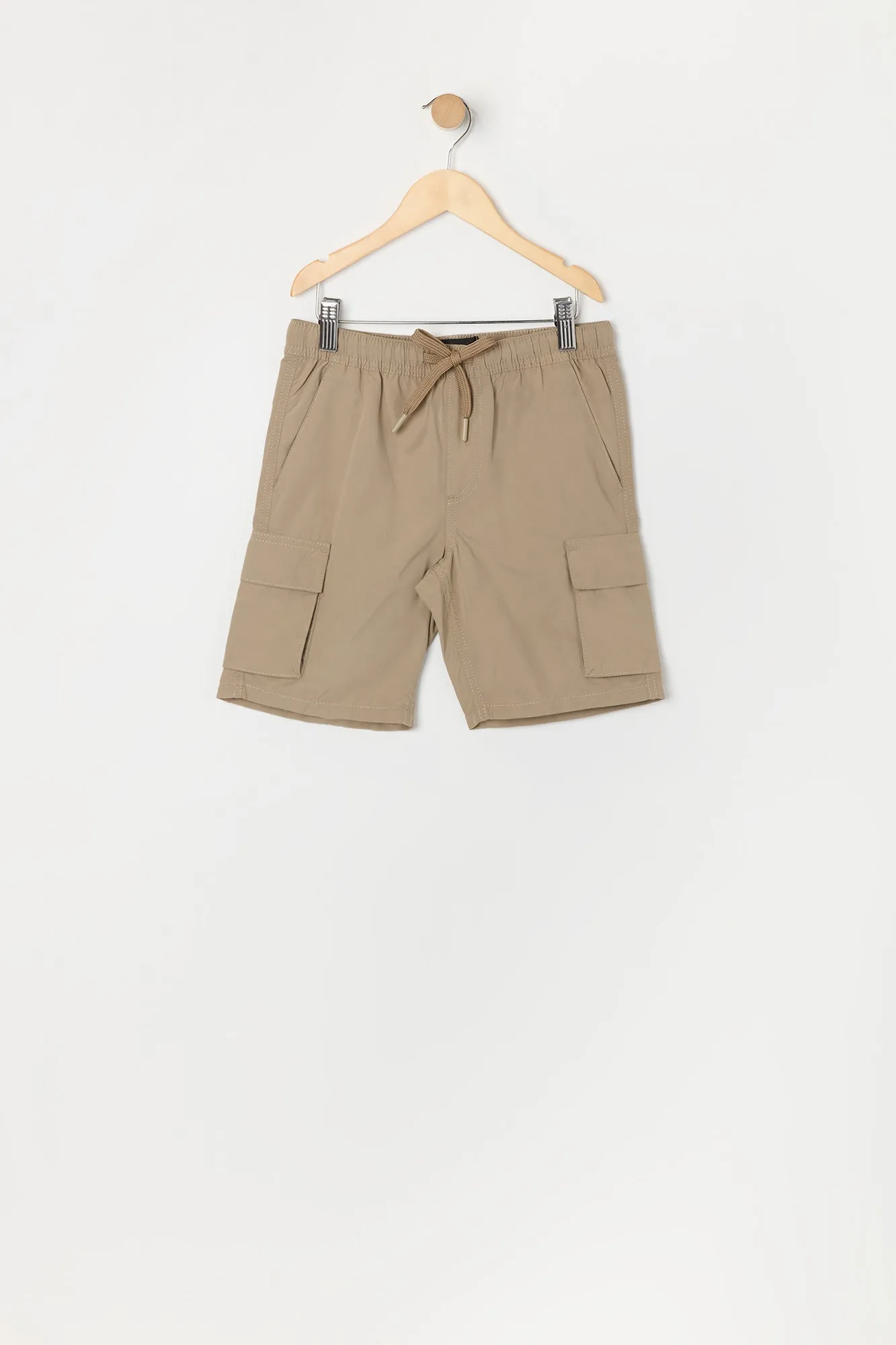 Boys Solid Drawstring Cargo Short sold by Urban Planet product image thumbnail 5