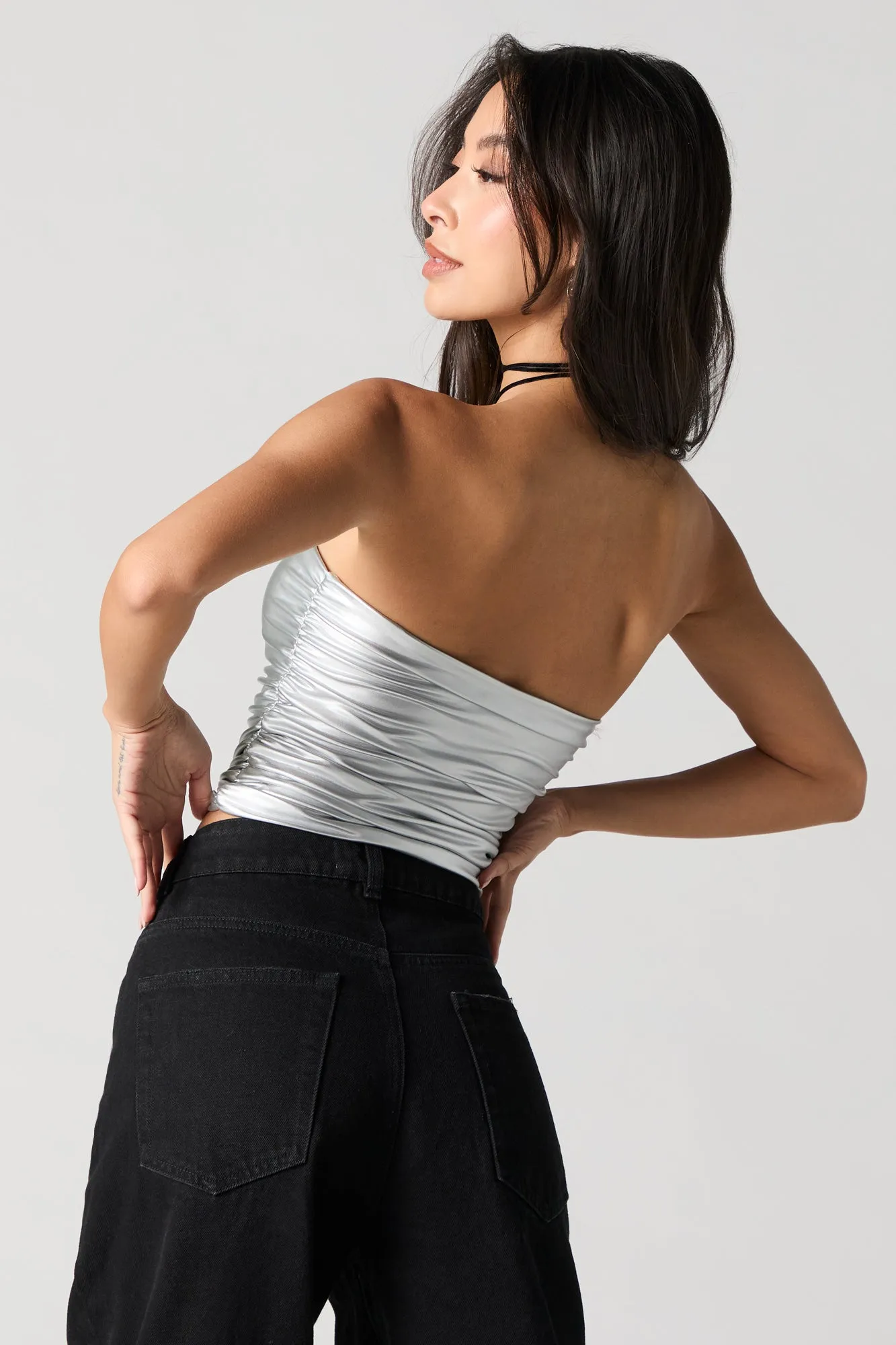 Haut tubulaire métallisé sold by Urban Planet product image thumbnail 2