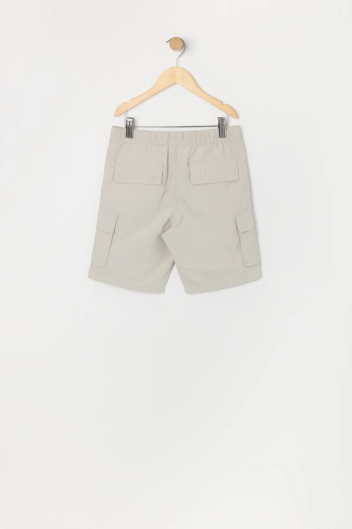 Boys Solid Drawstring Cargo Short sold by Urban Planet product image thumbnail 4