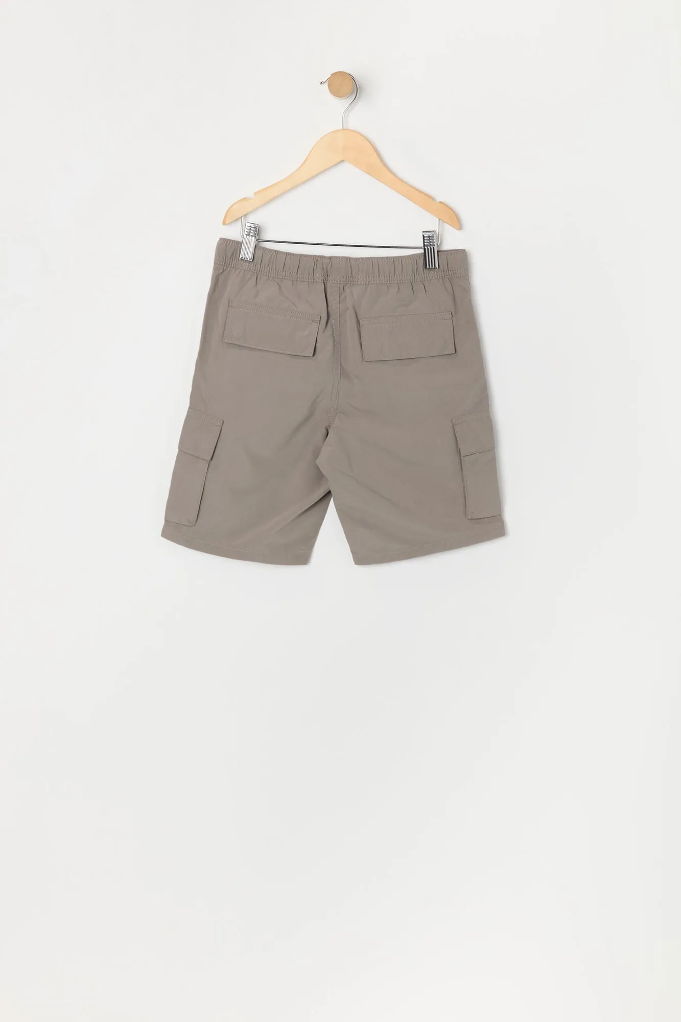 Boys Solid Drawstring Cargo Short sold by Urban Planet product image thumbnail 2