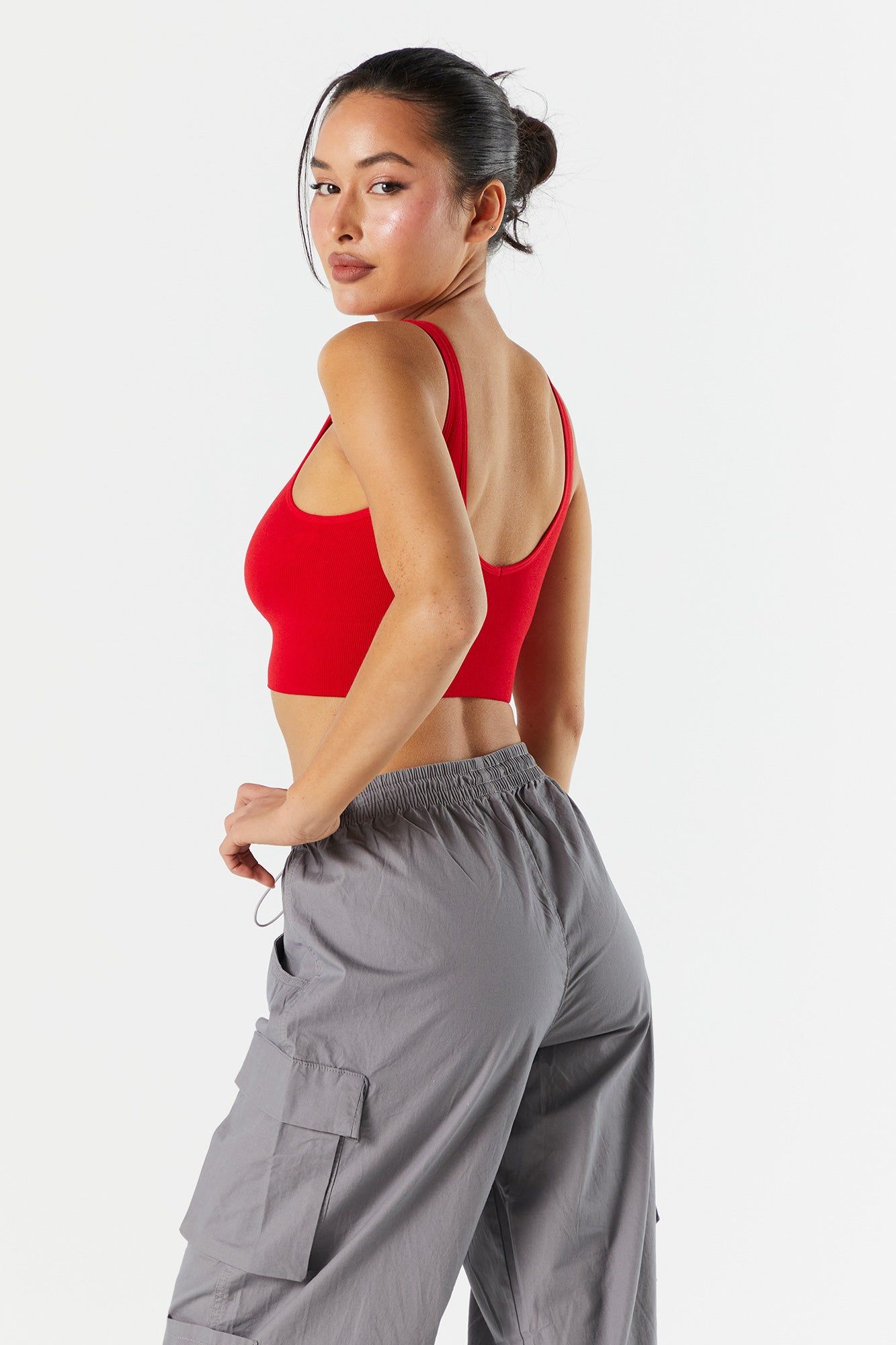 Ribbed Seamless Sports Bra sold by Urban Planet product image thumbnail 11