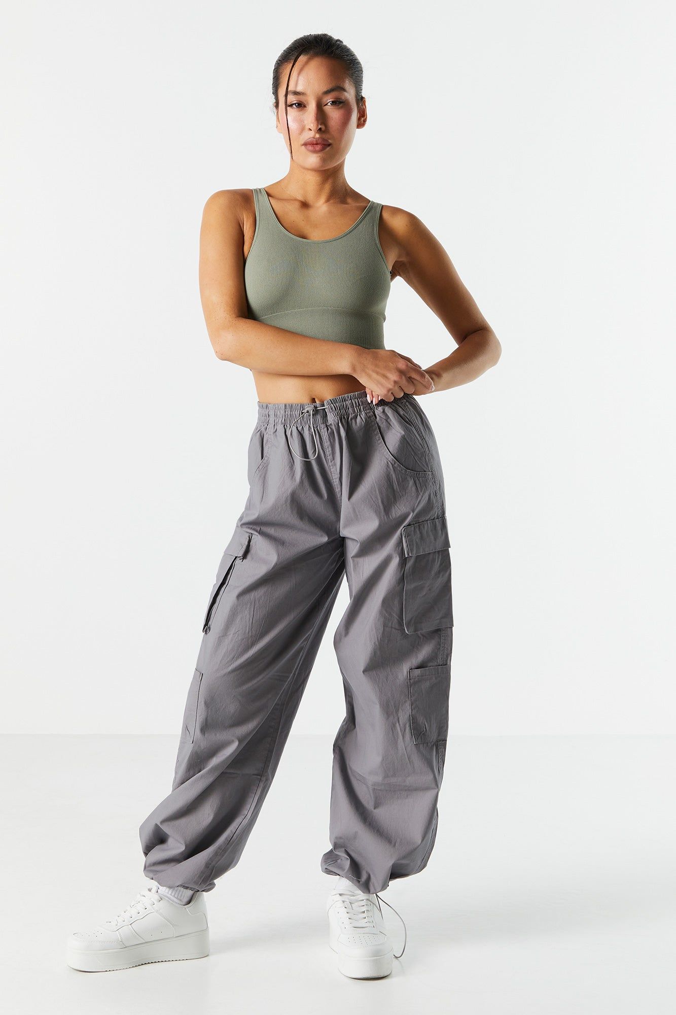 Ribbed Seamless Sports Bra sold by Urban Planet product image thumbnail 6