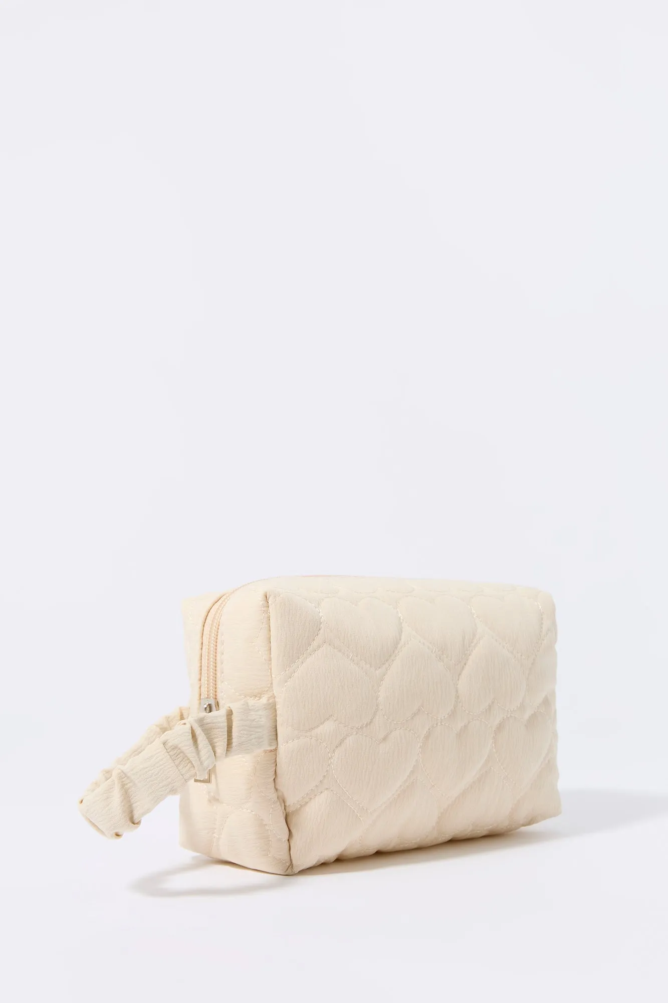 Heart Stitched Makeup Bag sold by Urban Planet product image thumbnail 2