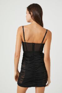 Minirobe-corset en filet sold by Urban Planet