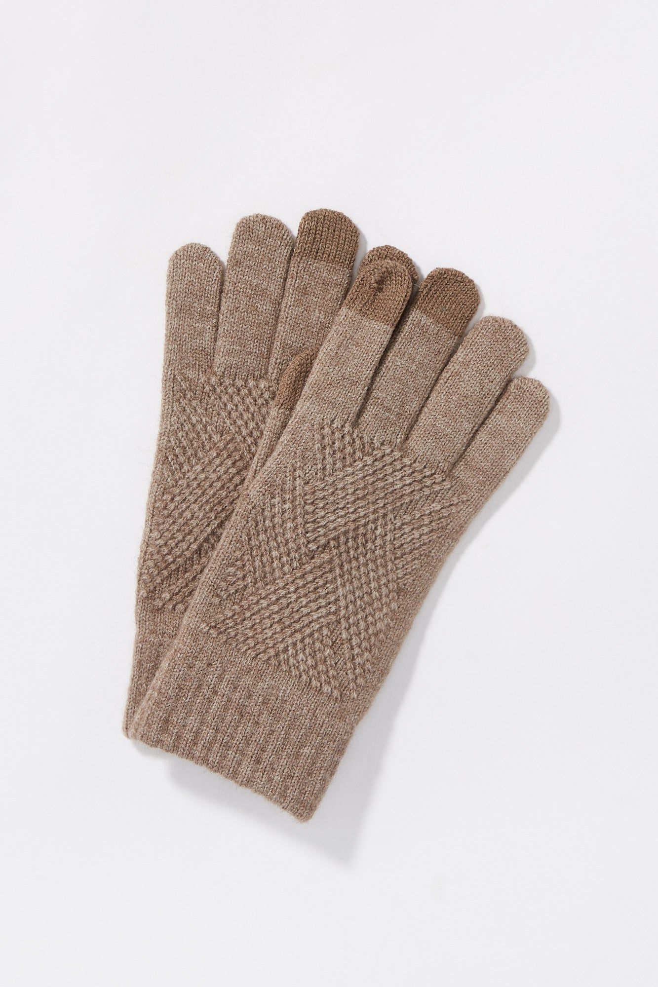 Cable Knit Touch Screen Gloves sold by Urban Planet