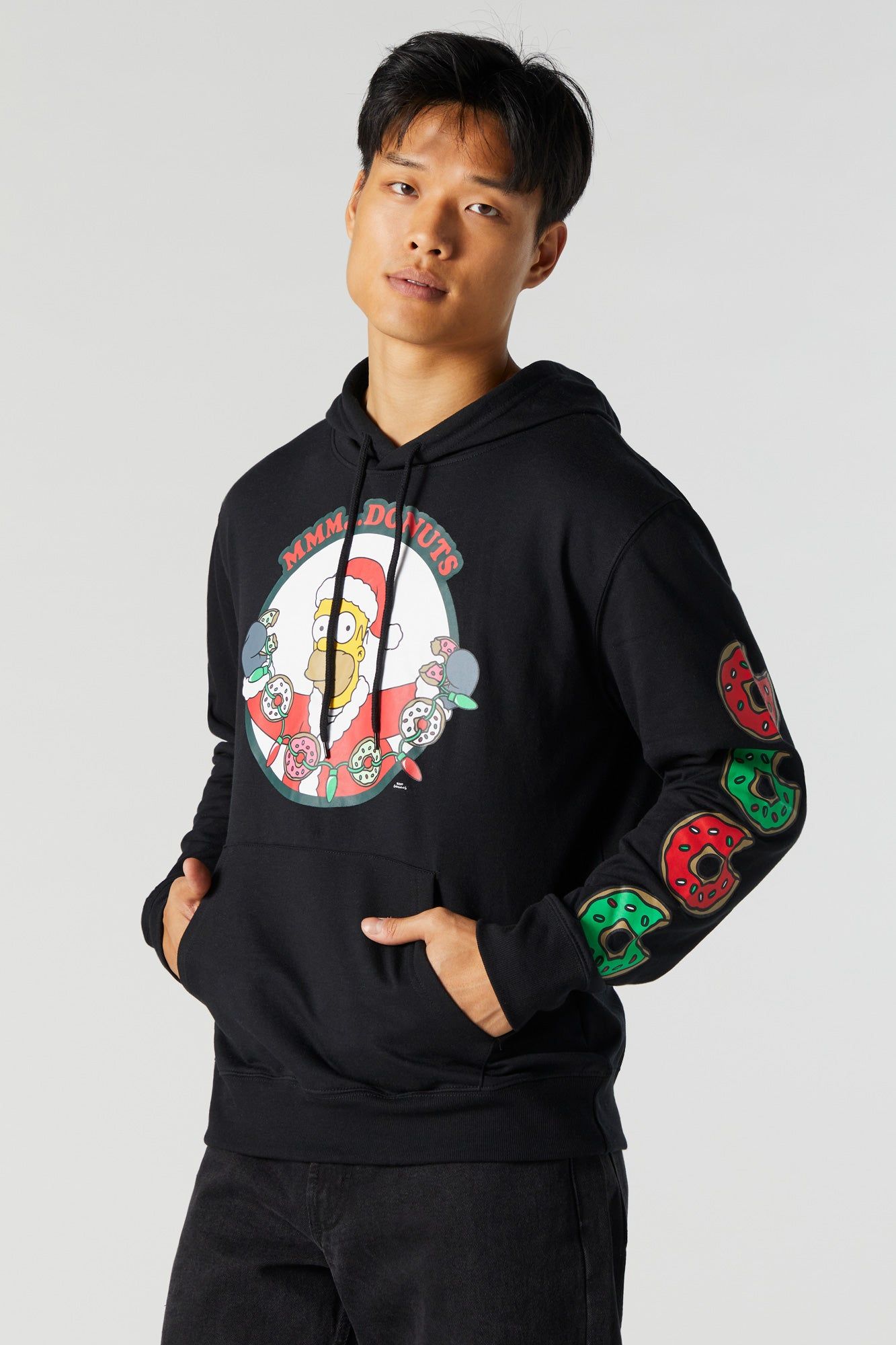 The Simpsons Xmas Graphic Fleece Hoodie sold by Urban Planet product image thumbnail 2