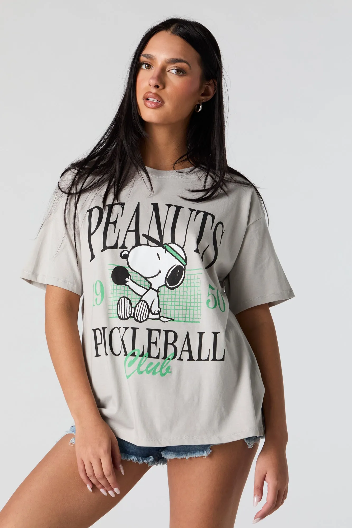 Peanuts Graphic Boyfriend T-Shirt sold by Urban Planet