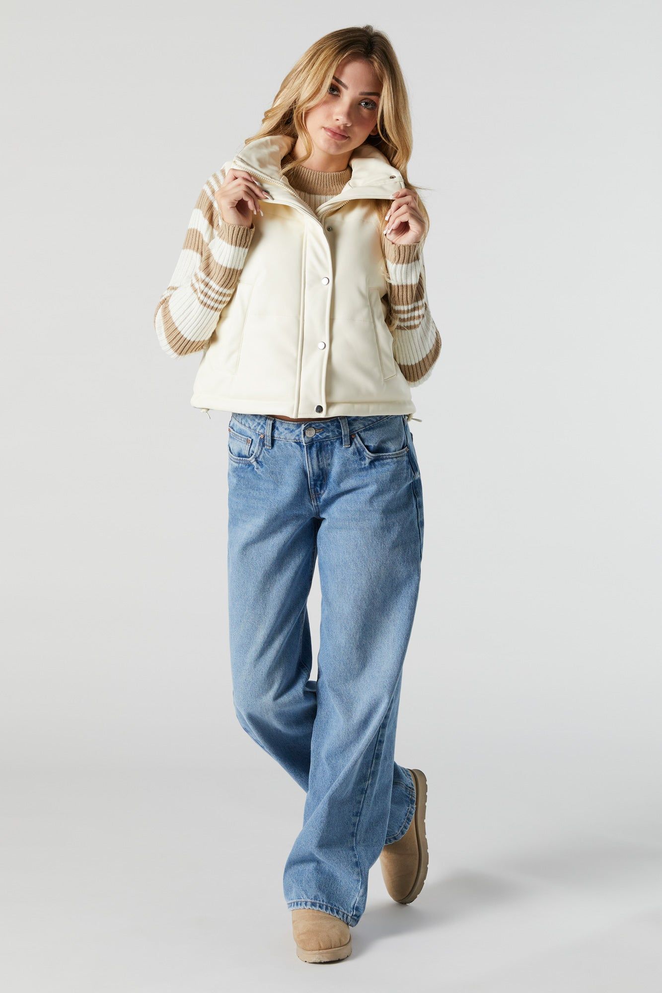 Veste bouffante en similicuir sold by Urban Planet product image thumbnail 3