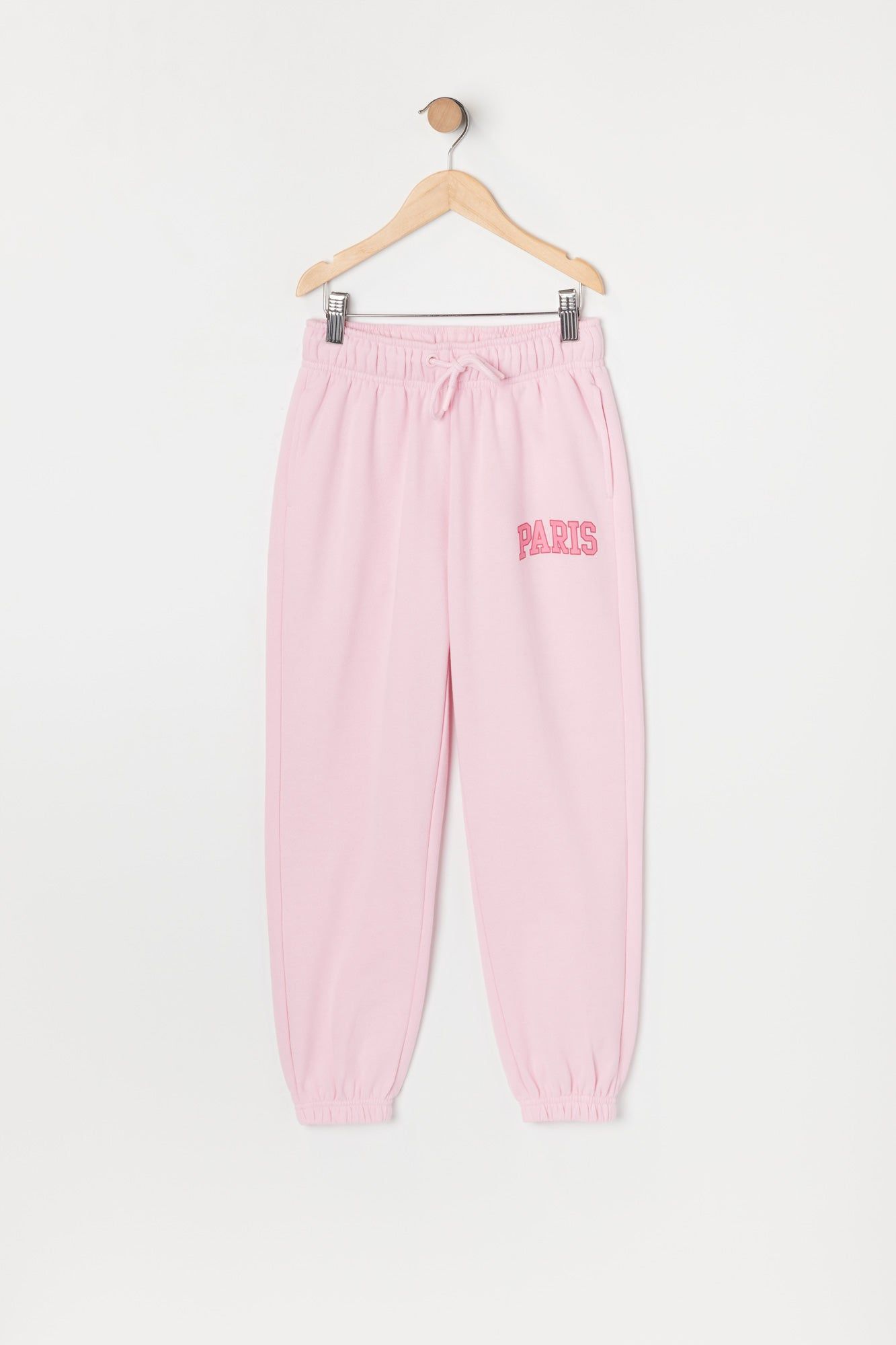 Girls Paris Graphic Fleece Jogger sold by Urban Planet