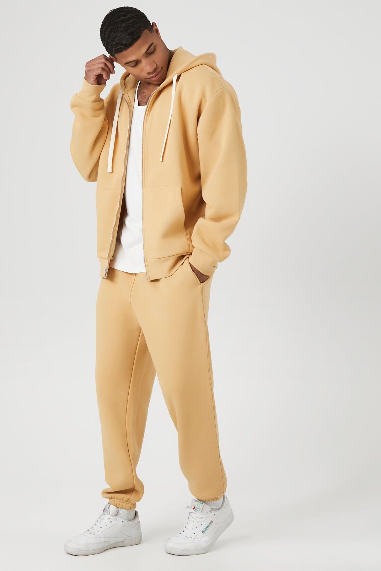 Jogger en mélange de coton à taille coulissante sold by Urban Planet product image thumbnail 5