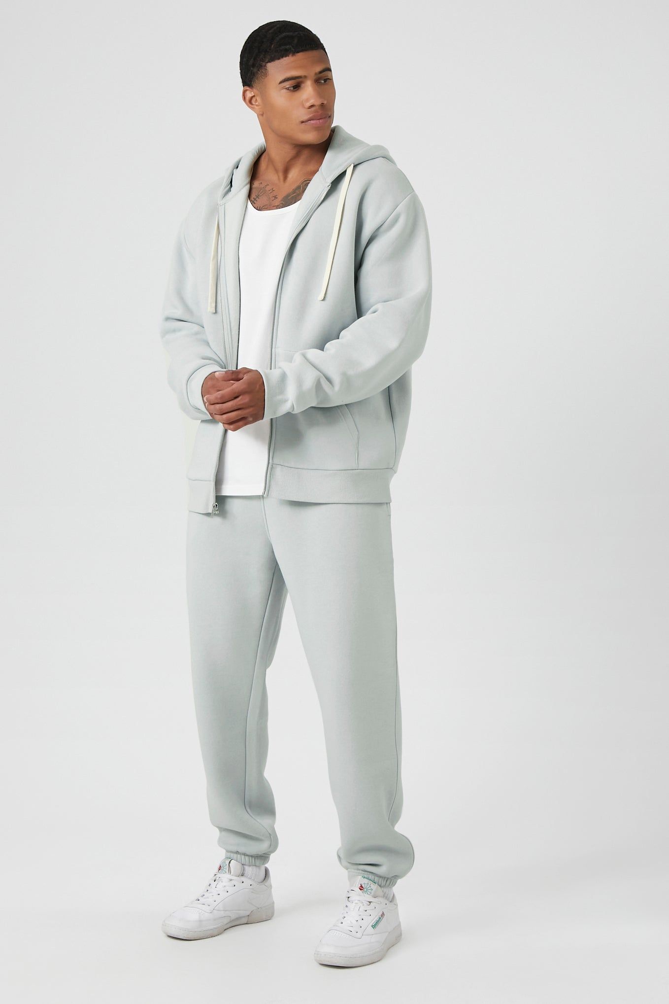Jogger en mélange de coton à taille coulissante sold by Urban Planet product image thumbnail 9